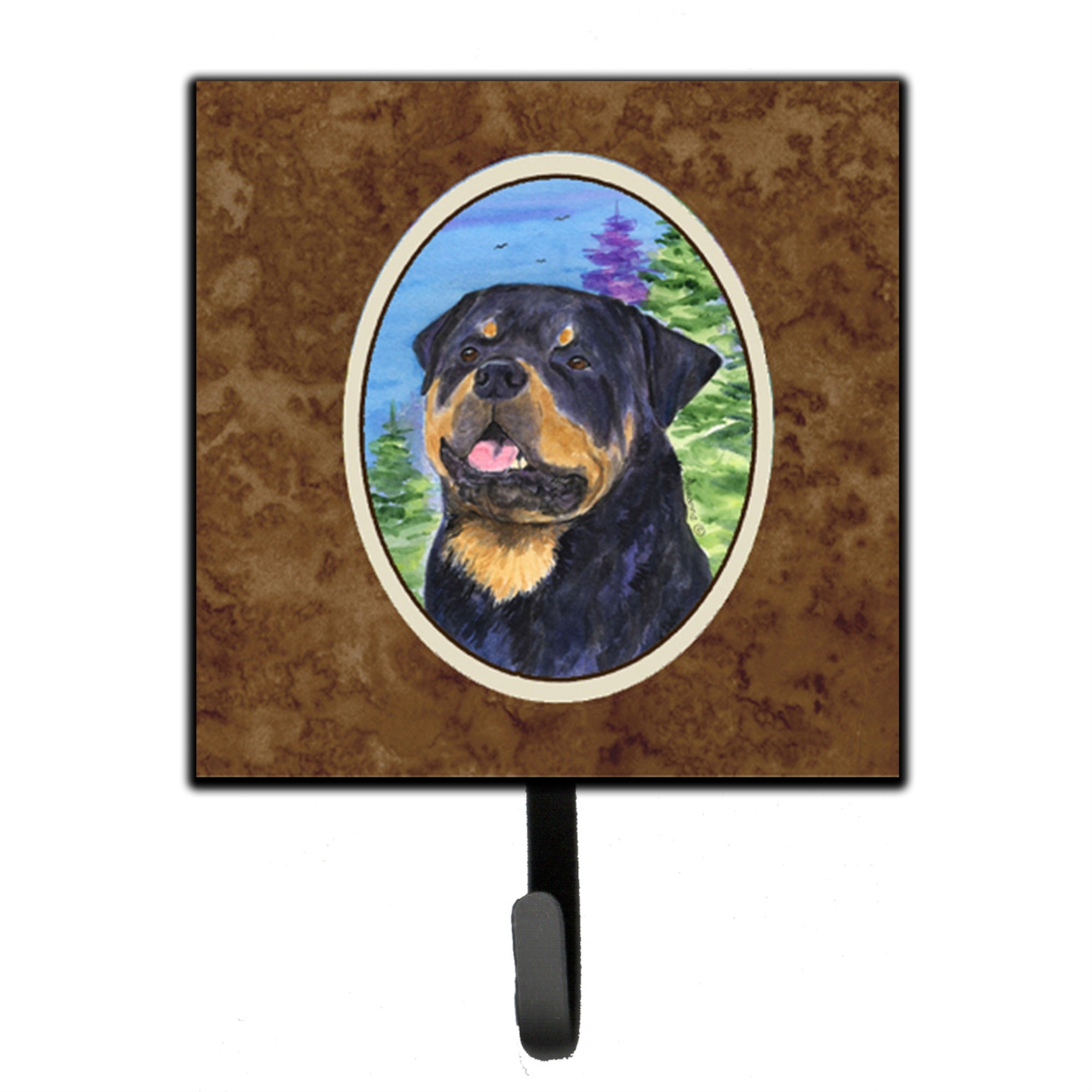 Caroline'S Treasures Ss1026Sh4 Rottweiler Leash Holder Or Key Hook, Small, Multicolor