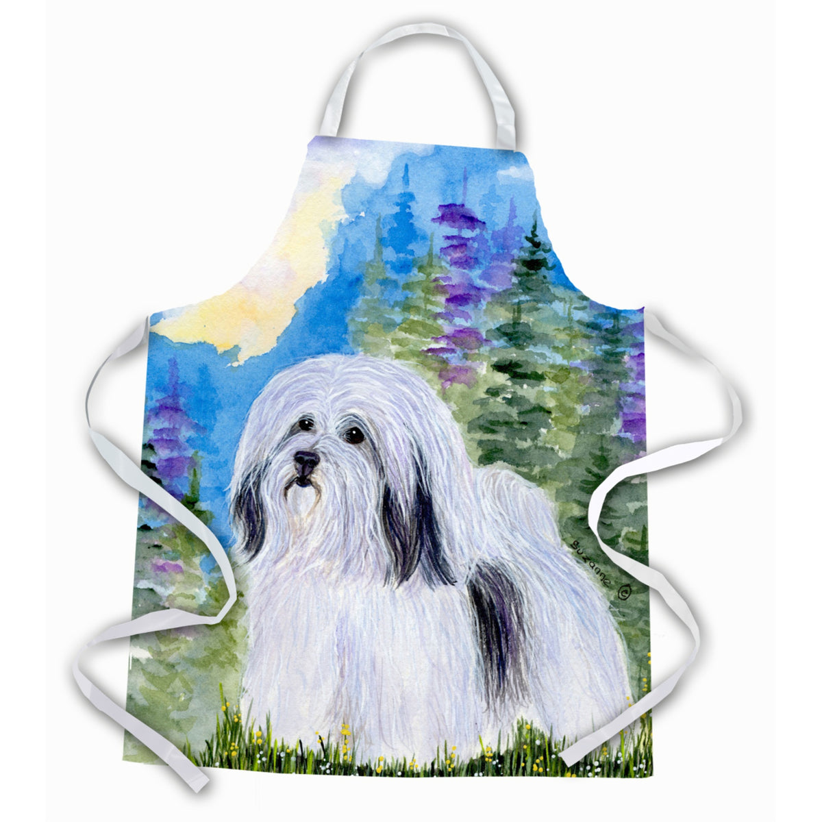 Caroline'S Treasures Ss1034Apron Havanese Apron, Large, Multicolor