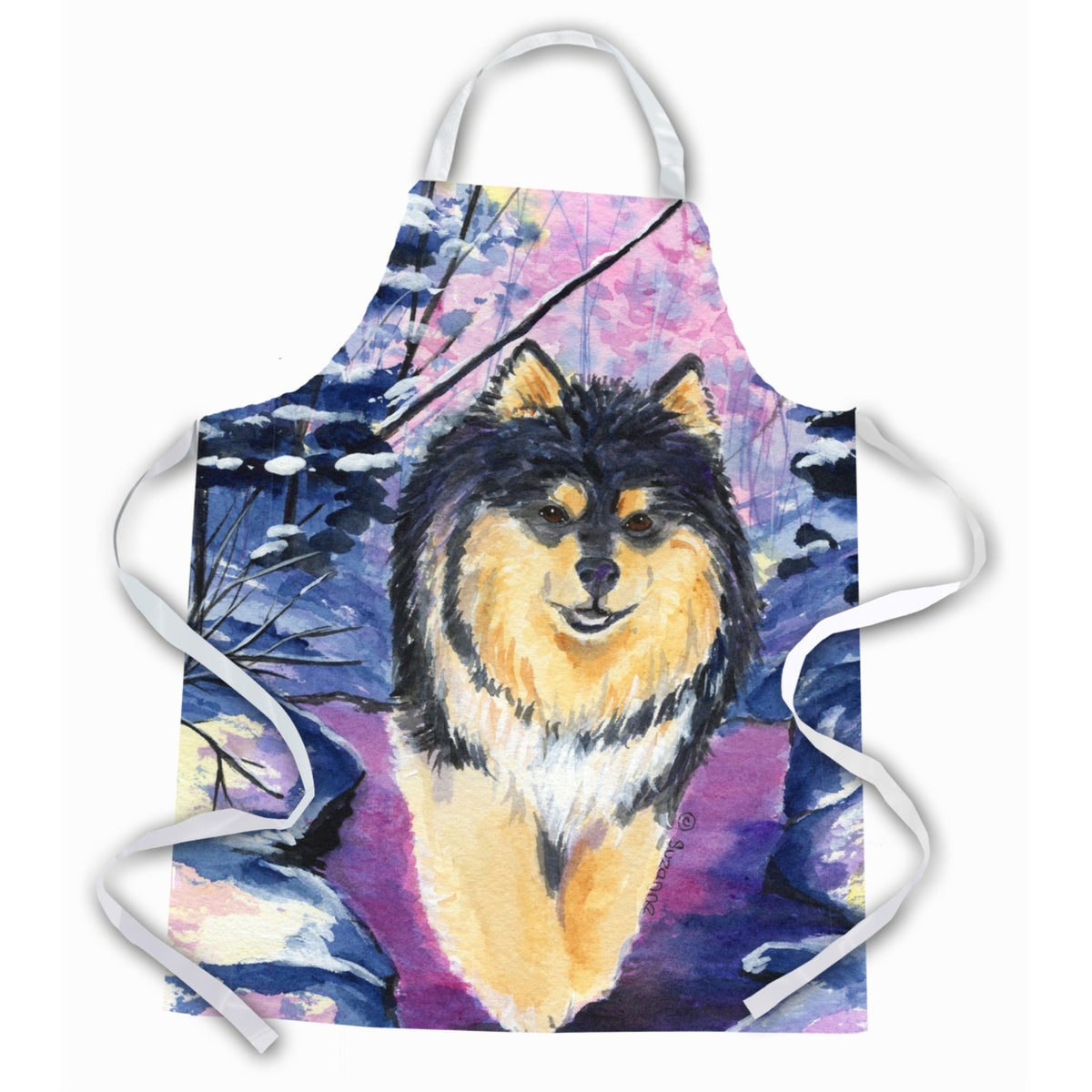 Caroline'S Treasures Ss1054Apron Finnish Lapp Hund Apron, Large, Multicolor
