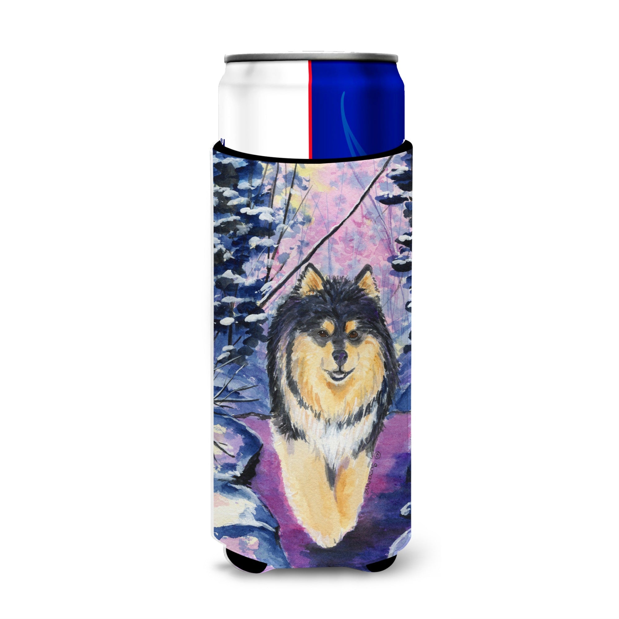 Finnish Lapphund Ultra Beverage Insulators For Slim Cans Ss1054Muk