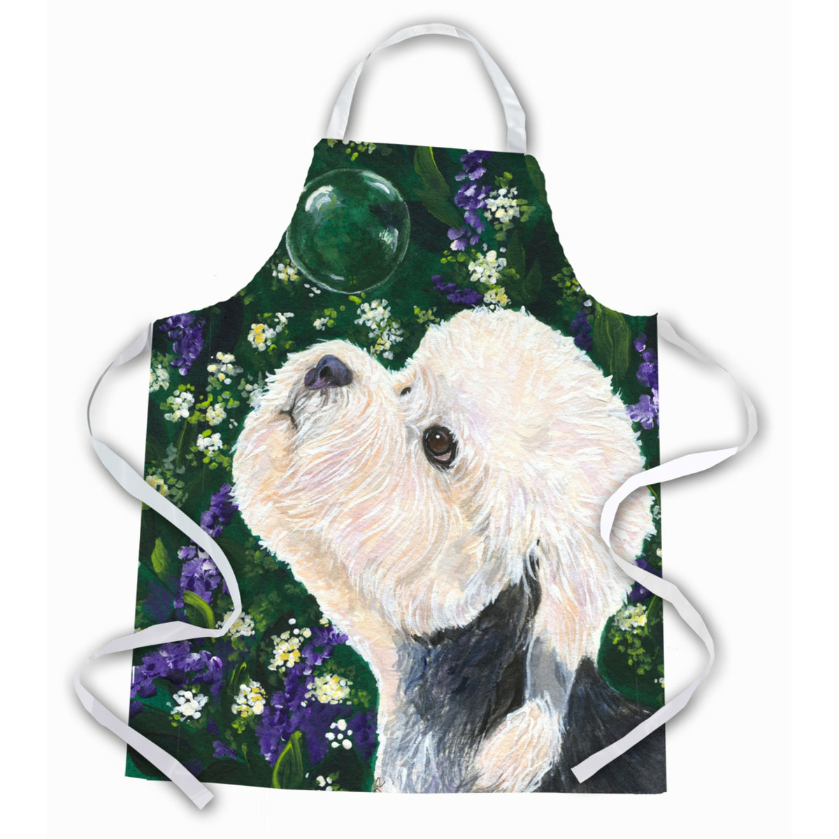 Caroline'S Treasures Ss1055Apron Dandie Dinmont Terrier Apron, Large, Multicolor
