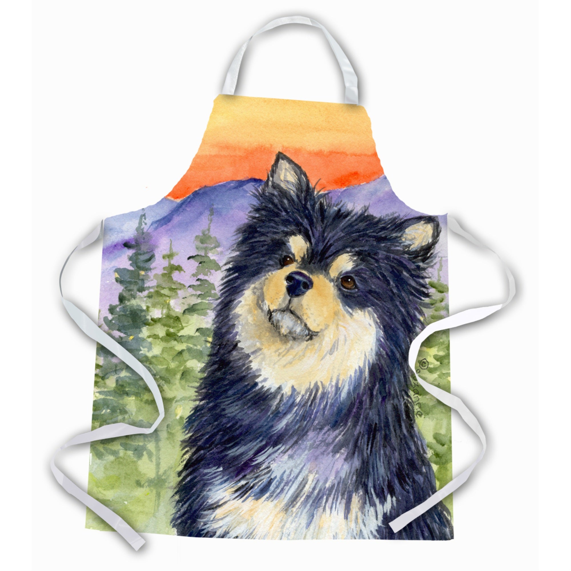 Caroline'S Treasures Ss1057Apron Finnish Lapp Hund Apron, Large, Multicolor