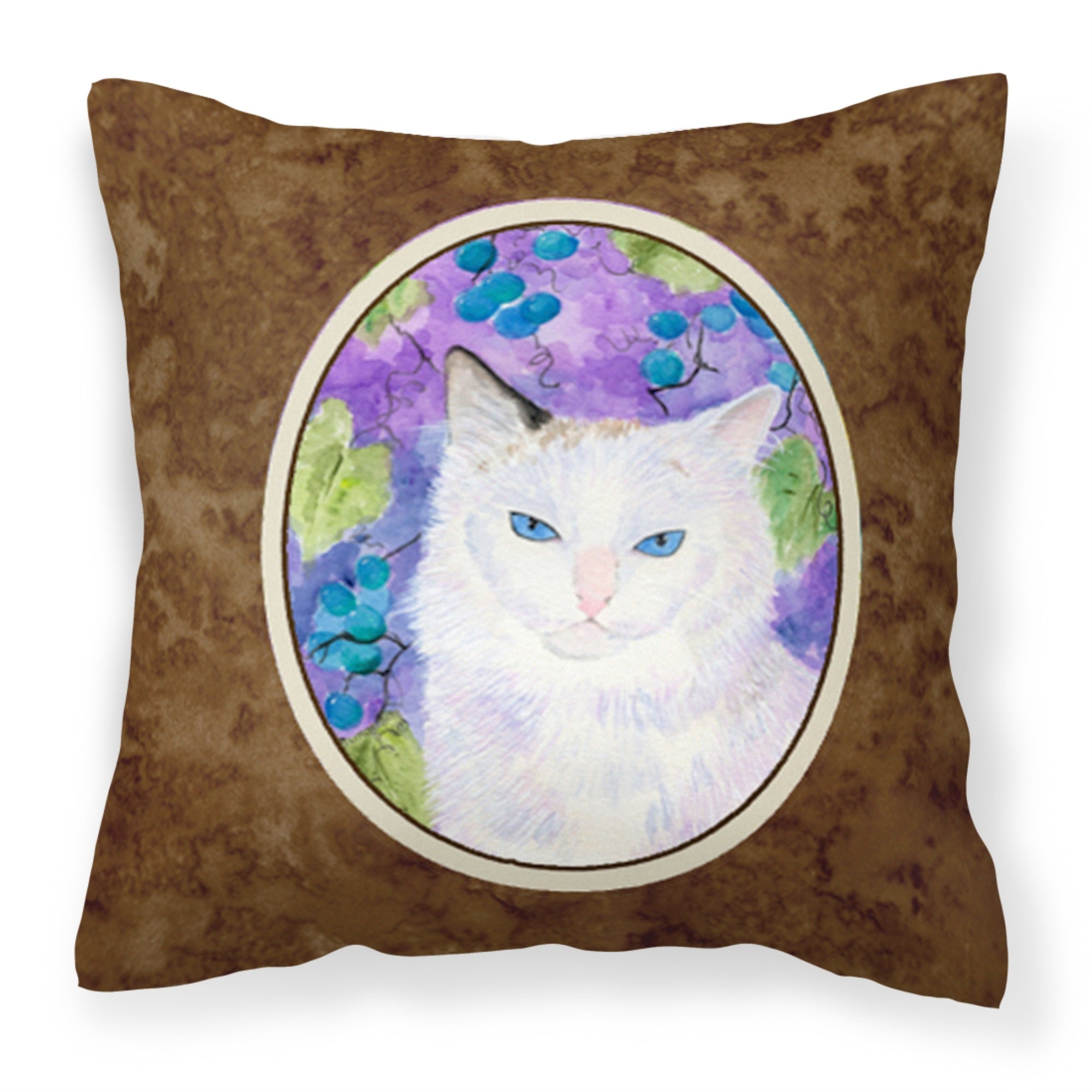 Caroline'S Treasures Ss1065Pw1414 Cat Decorative Canvas Fabric Pillow, Large, Multicolor