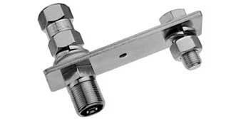 FIRESTIK - SS124A UNIVERSAL STAINLESS STEEL FLAT MOUNT WITH K4A SO239 STUD