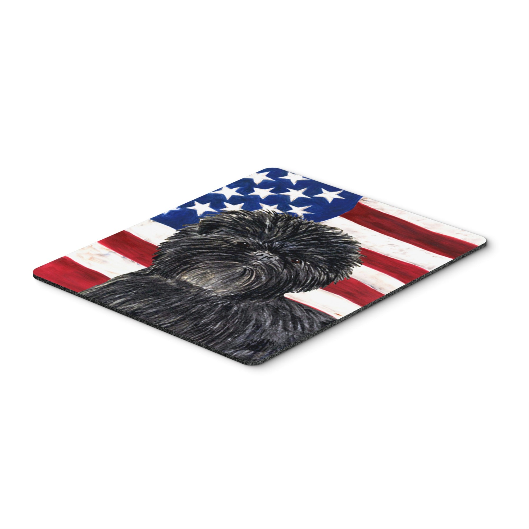 Caroline'S Treasures Mouse/Hot Pad/Trivet, Usa American Flag With Affenpinscher (Ss4038Mp)