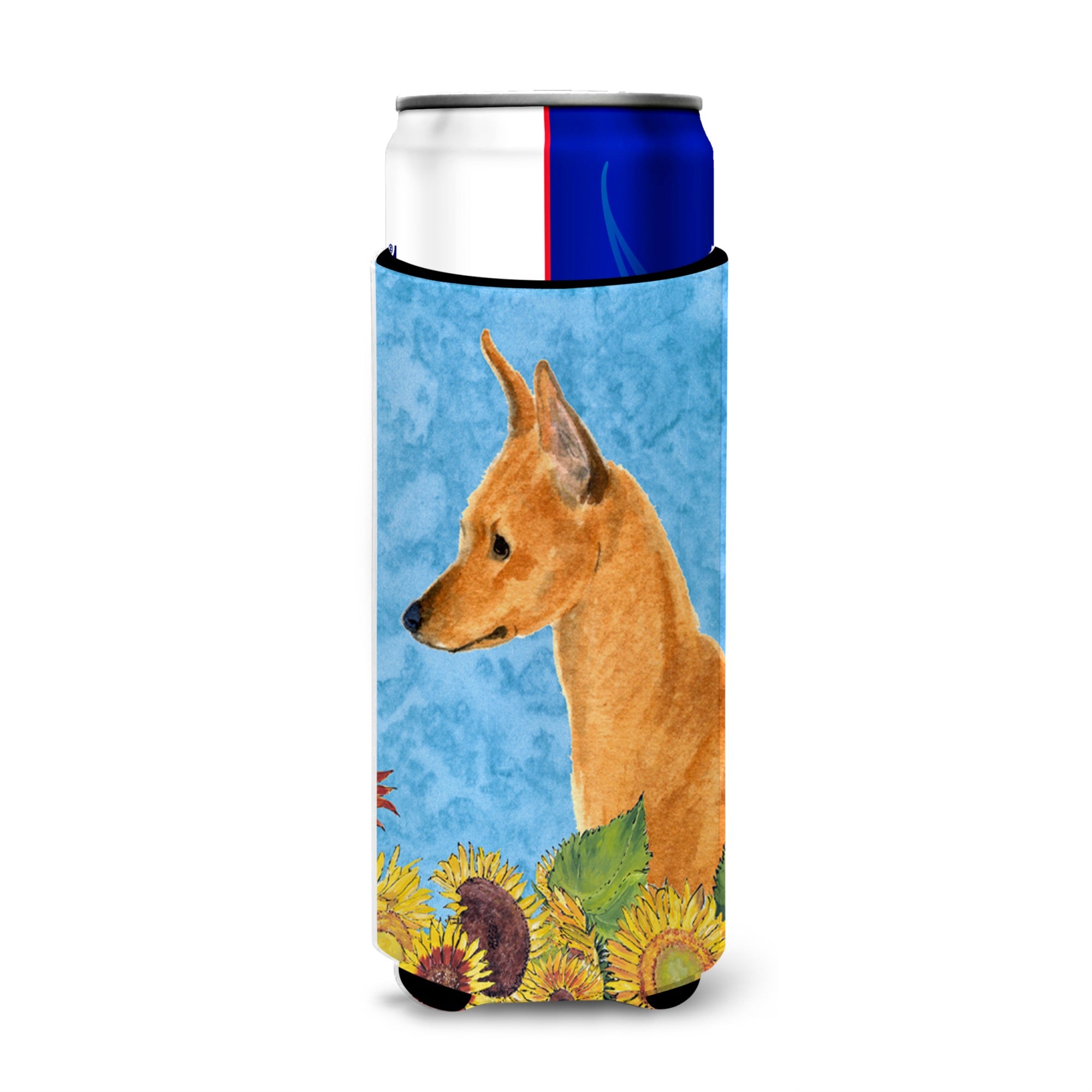 Min Pin In Summer Flowers Ultra Beverage Insulators For Slim Cans Ss4235Muk
