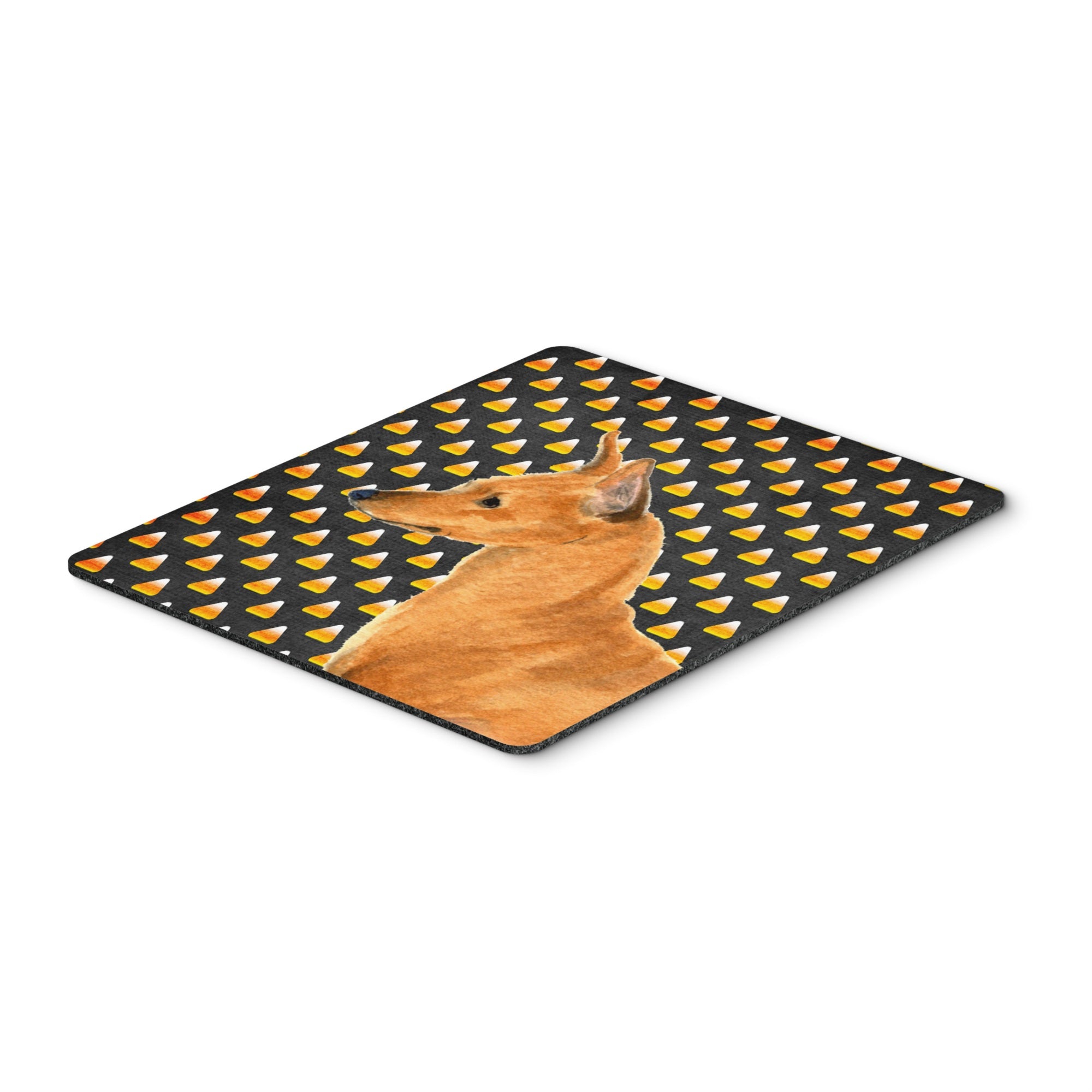 Caroline'S Treasures Mouse/Hot Pad/Trivet, Min Pin Candy Corn Halloween Portrait (Ss4259Mp)