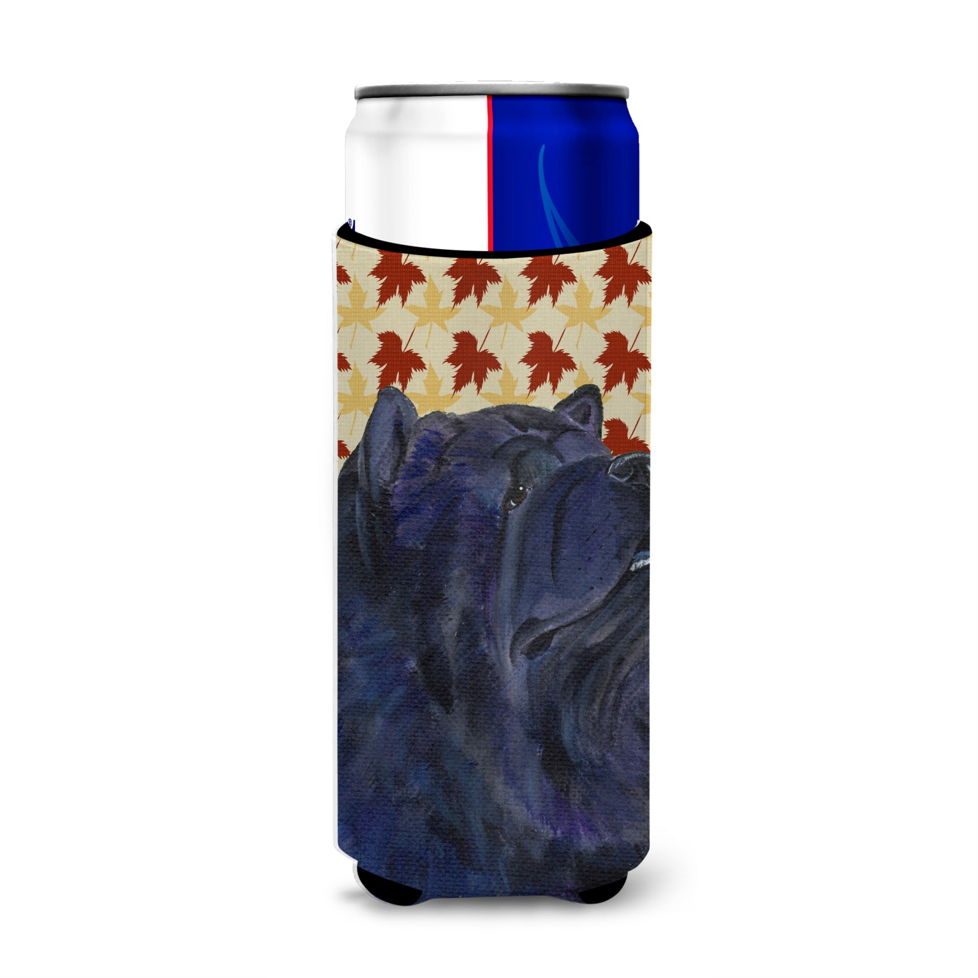 Chow Chow Fall Leaves Portrait Ultra Beverage Insulators For Slim Cans Ss4355Muk