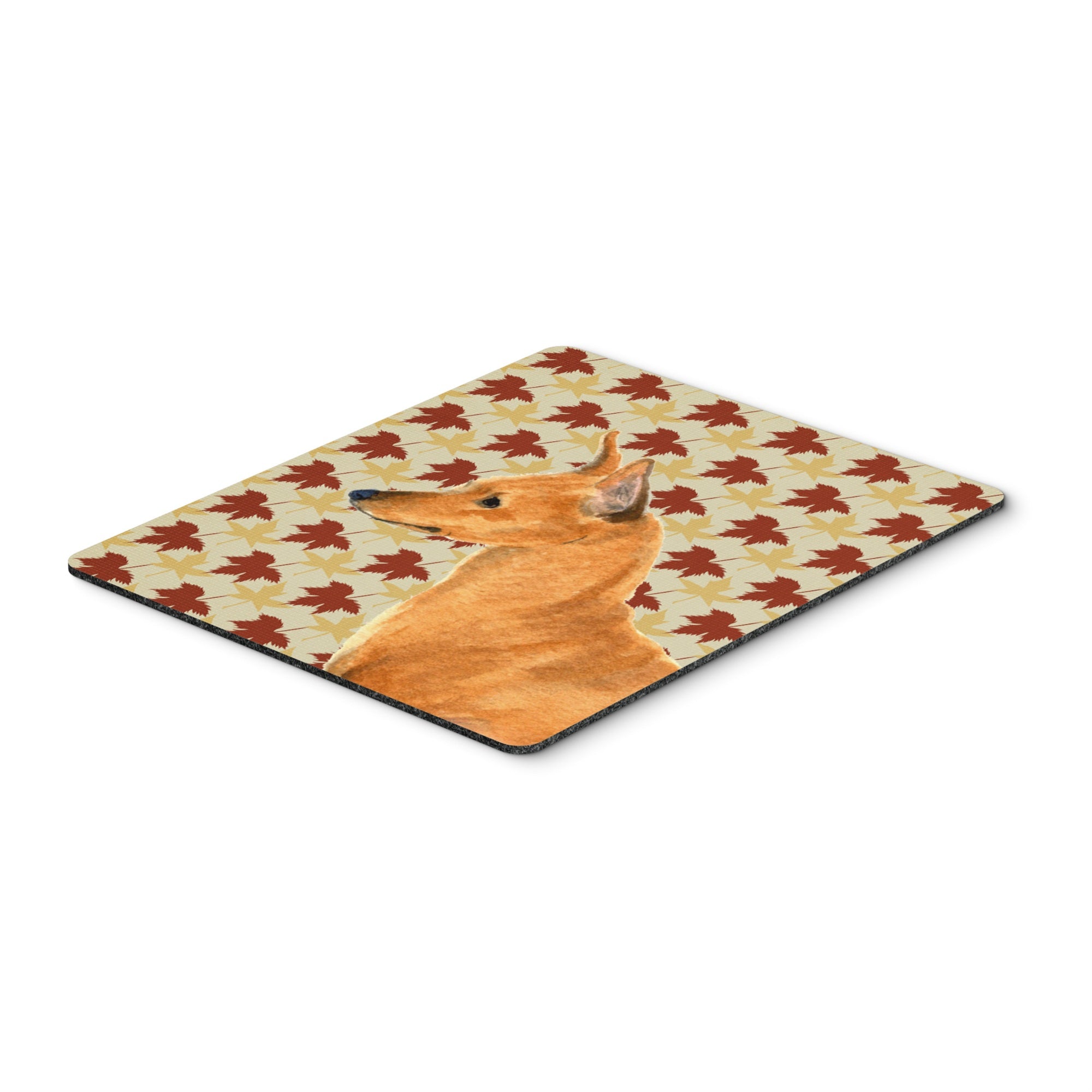 Caroline'S Treasures Mouse/Hot Pad/Trivet, Min Pin Fall Leaves Portrait (Ss4390Mp)