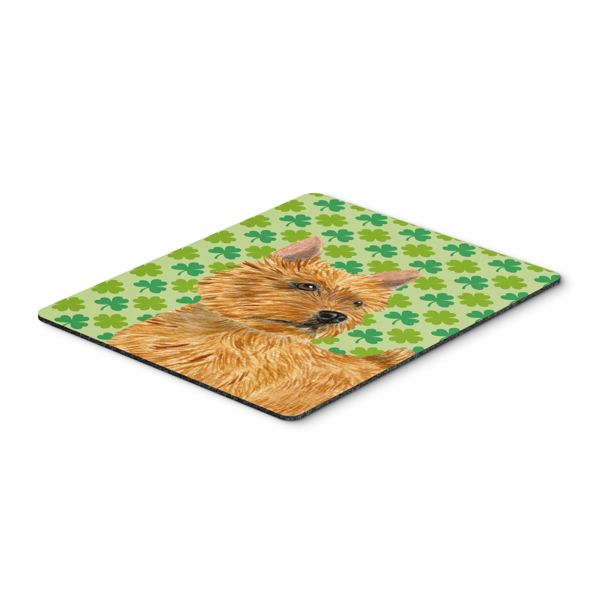 Caroline'S Treasures Mouse/Hot Pad/Trivet, Norwich Terrier St. Patrick'S Day Shamrock (Ss4430Mp)