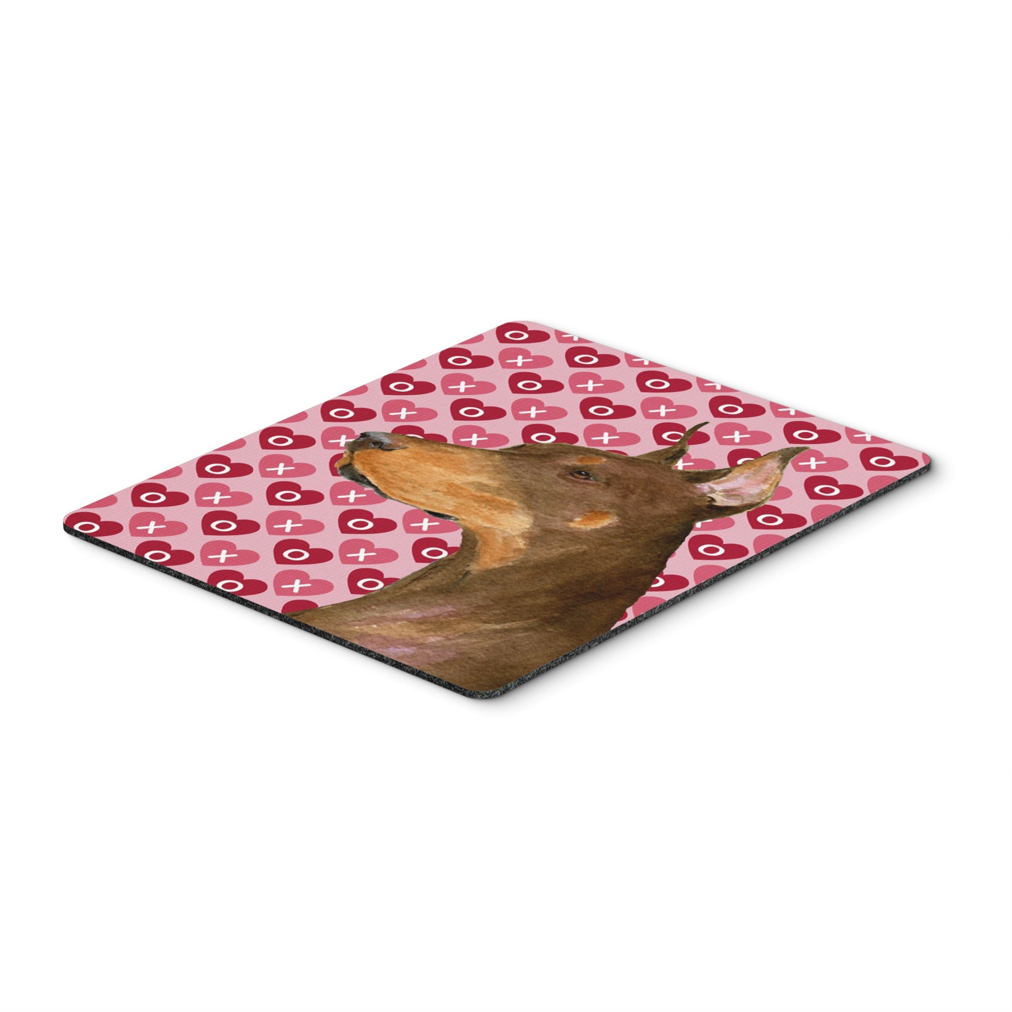 Caroline'S Treasures Mouse/Hot Pad/Trivet, Doberman Hearts Love & Valentine'S Day Portrait (Ss4468Mp)