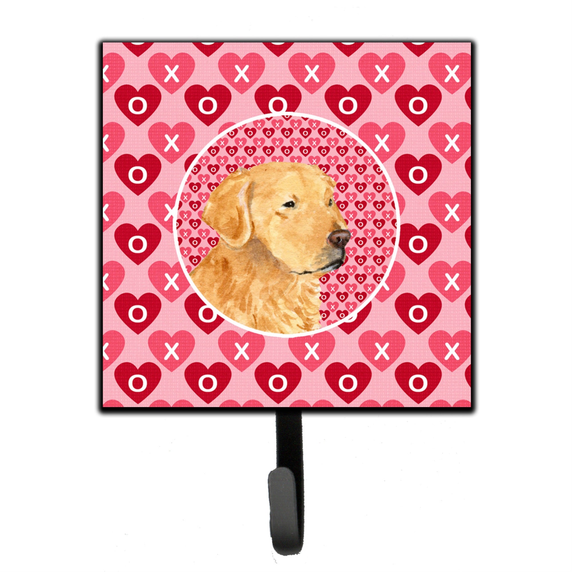 Caroline'S Treasures Ss4476Sh4 Golden Retriever Leash Or Key Holder, Small, Multicolor