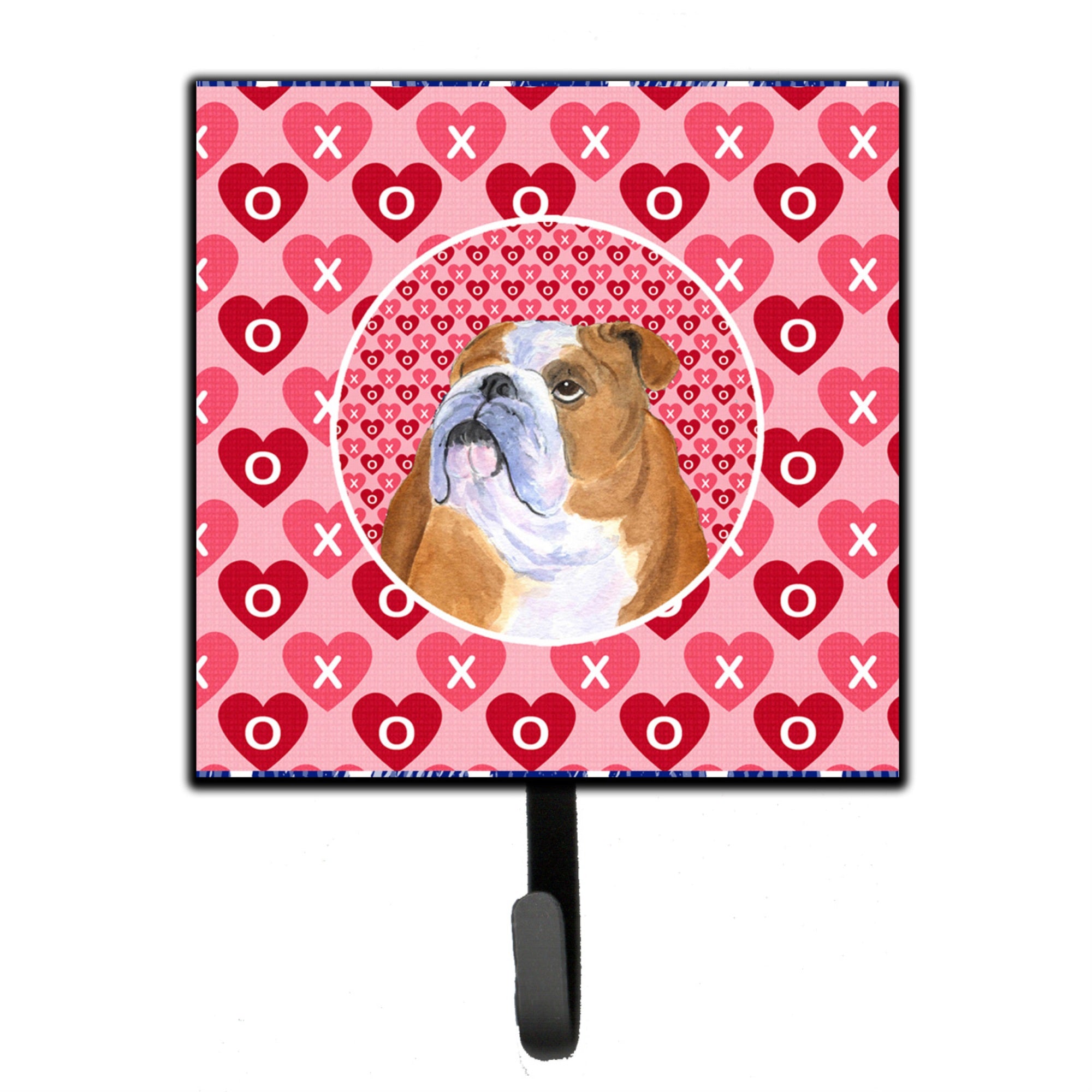 Caroline'S Treasures Ss4491Sh4 Bulldog English Leash Or Key Holder, Small, Multicolor