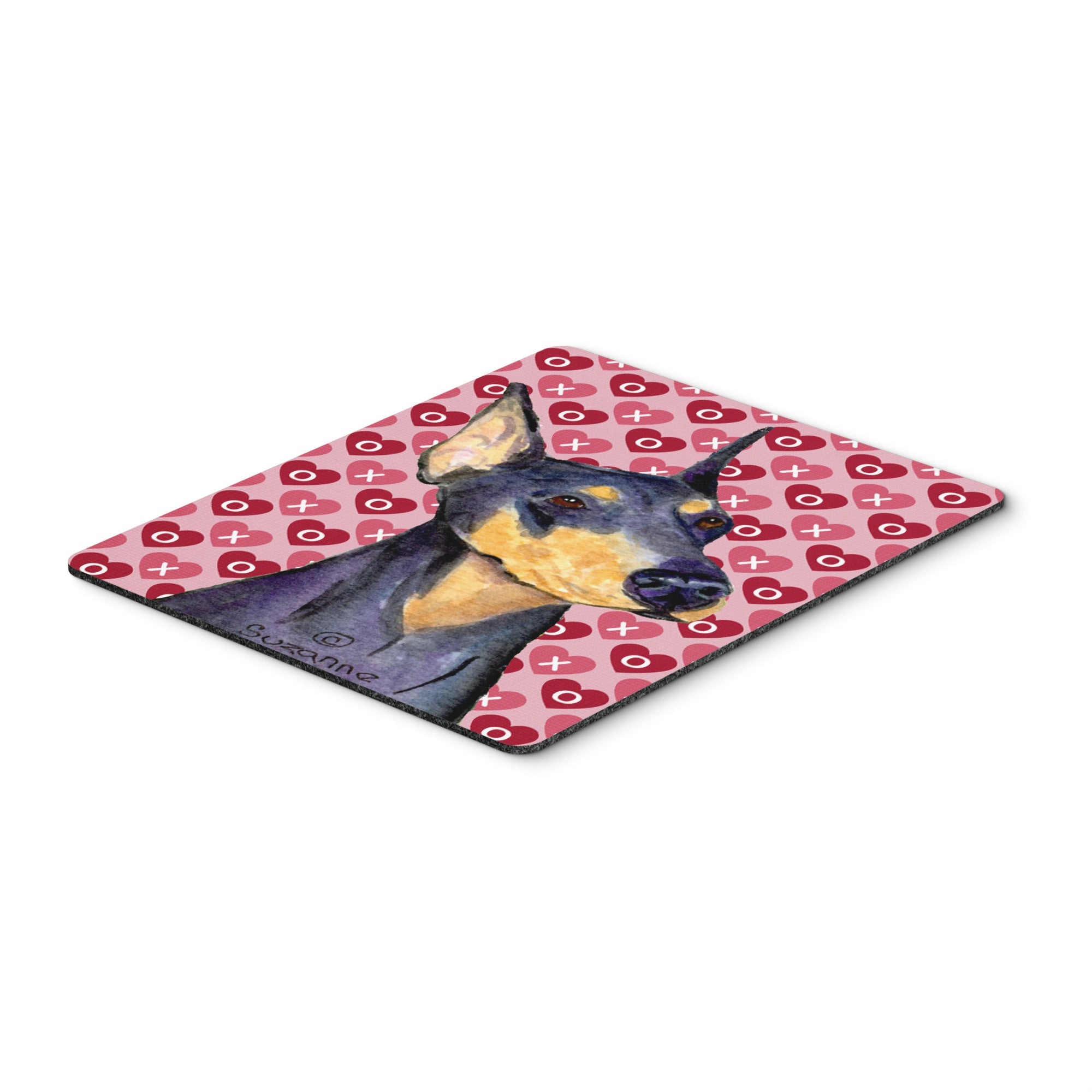 Caroline'S Treasures Mouse/Hot Pad/Trivet, Doberman Hearts Love & Valentine'S Day Portrait (Ss4495Mp)