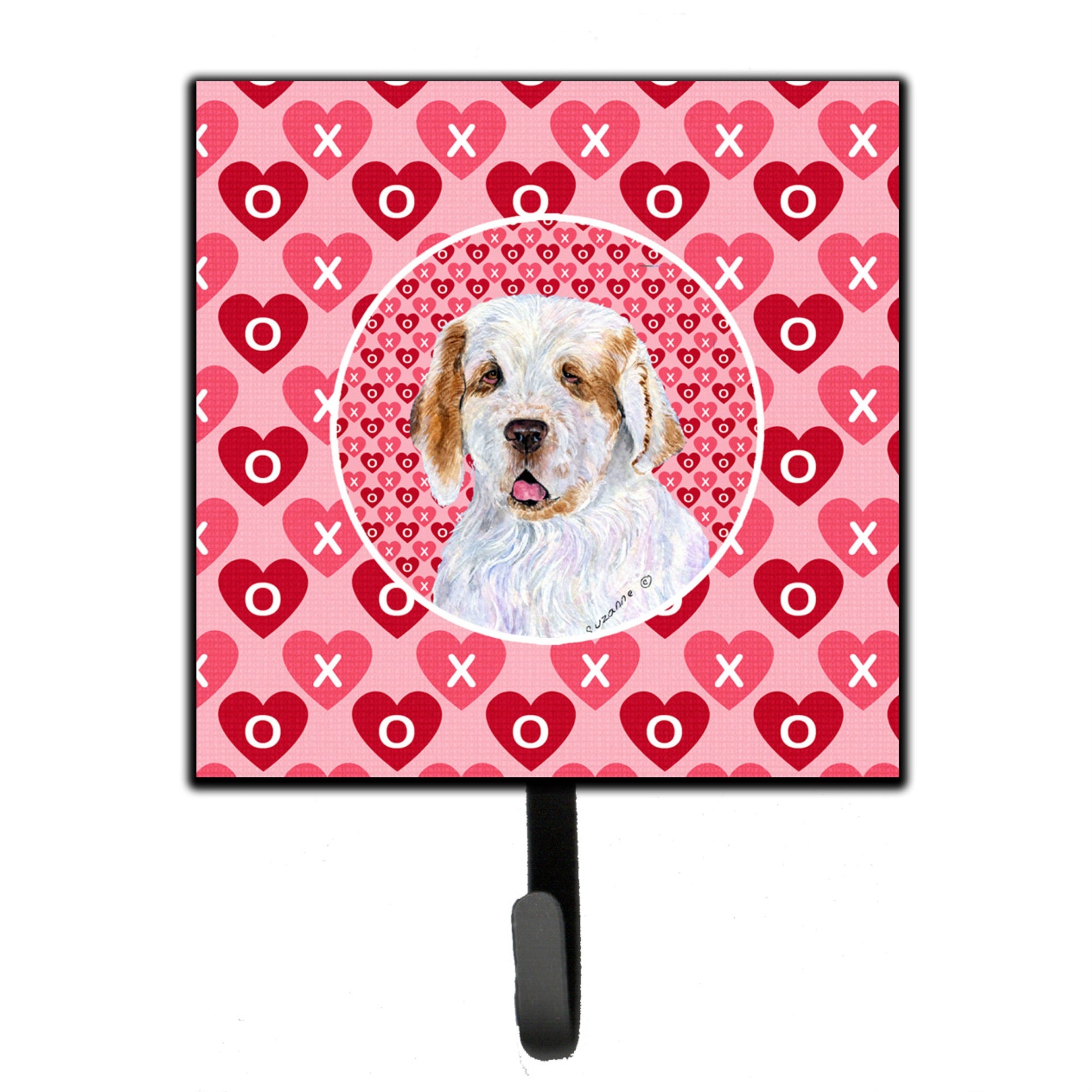 Caroline'S Treasures Ss4500Sh4 Clumber Spaniel Leash Or Key Holder, Small, Multicolor