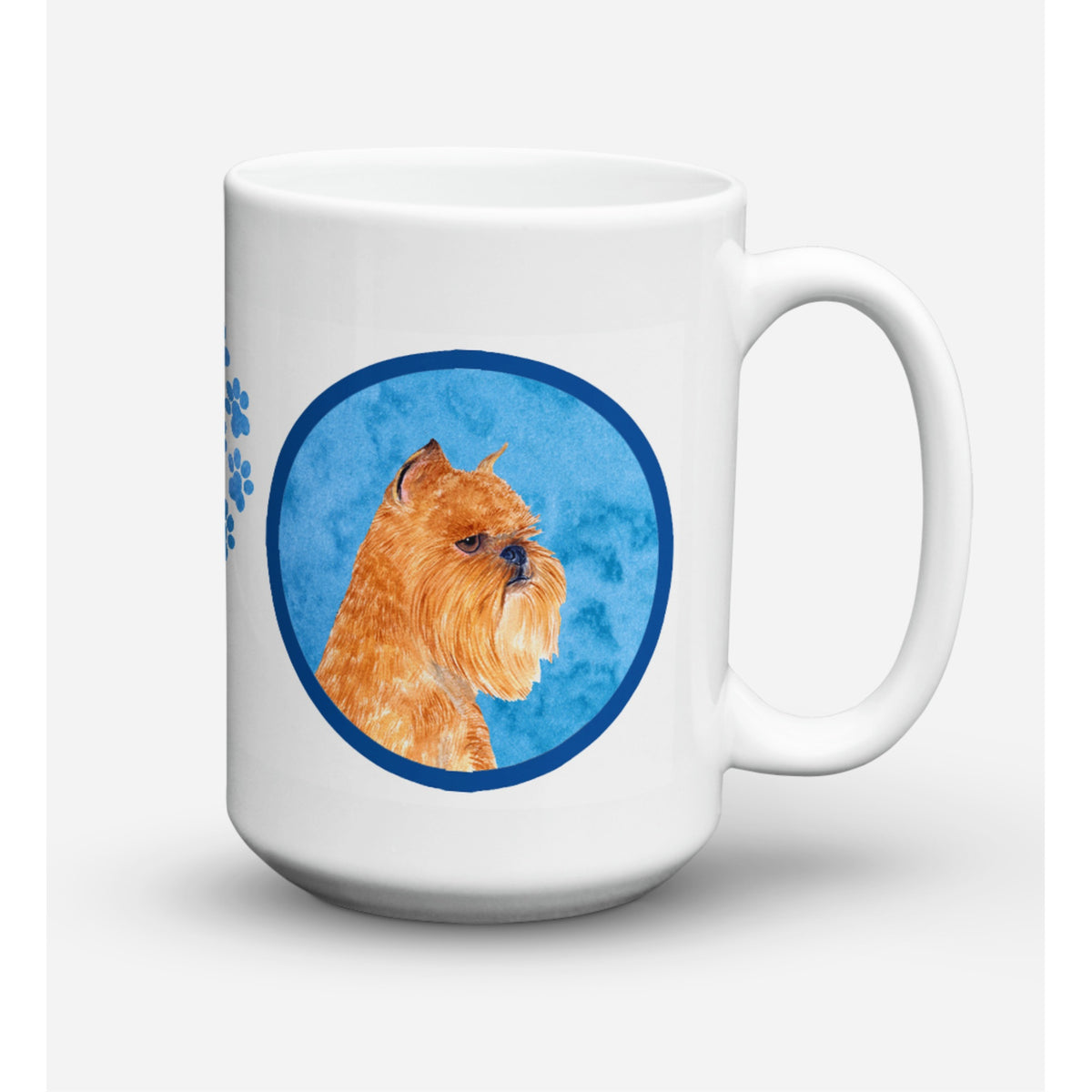 Caroline'S Treasures Ss4770-Bu-Cm15 Brussels Griffon Microwavable Ceramic Coffee Mug, 15 Oz, Multicolor