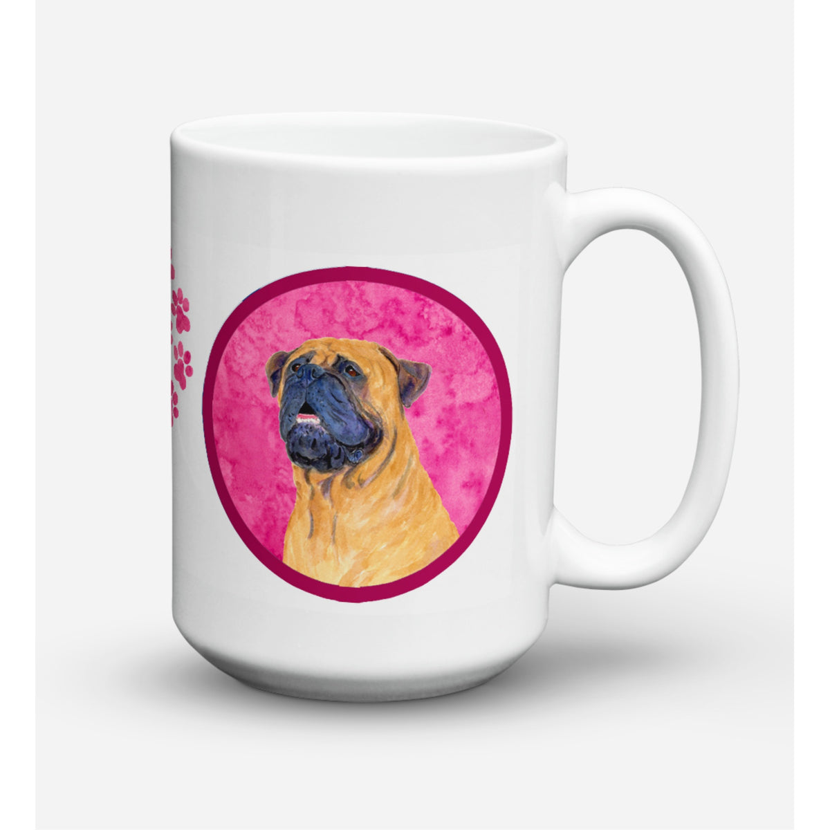 Caroline'S Treasures Ss4796-Pk-Cm15 Mastiff Dishwasher Safe Microwavable Ceramic Coffee Mug, 15 Oz, Multicolor