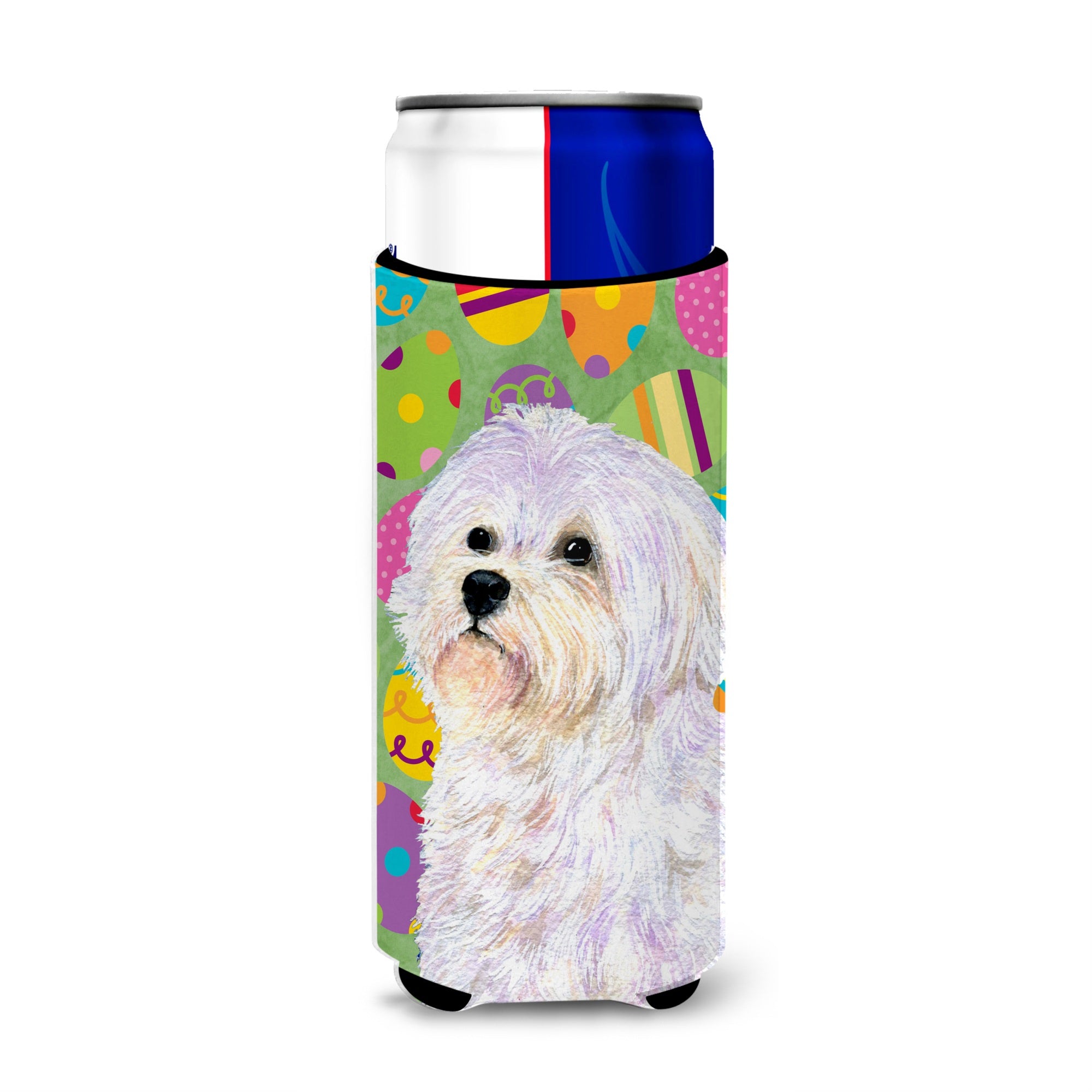 Maltese Easter Eggtravaganza Ultra Beverage Insulators For Slim Cans Ss4826Muk