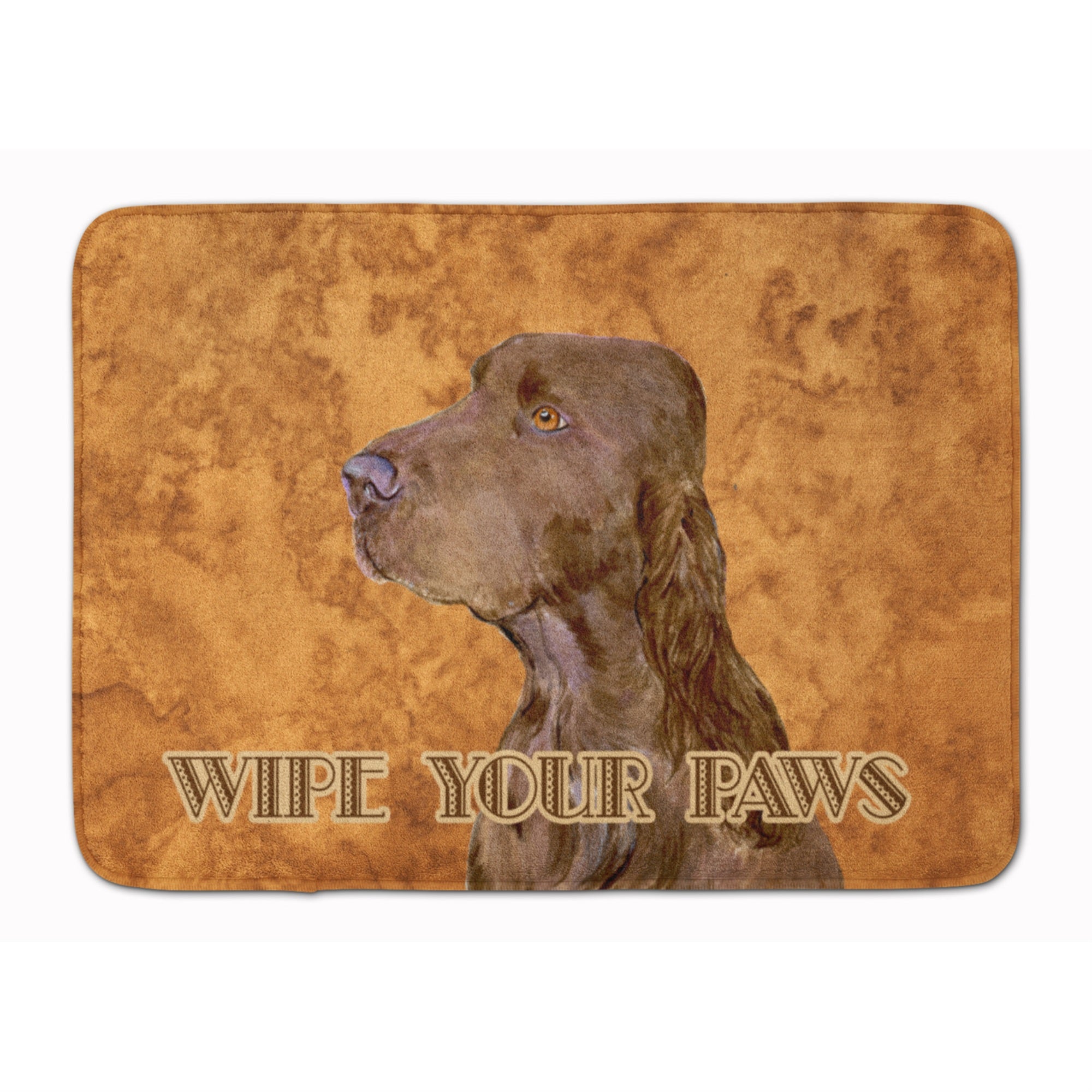 Caroline'S Treasures Field Spaniel Wipe Your Paws Floor Mat, 19 X 27, Multicolor