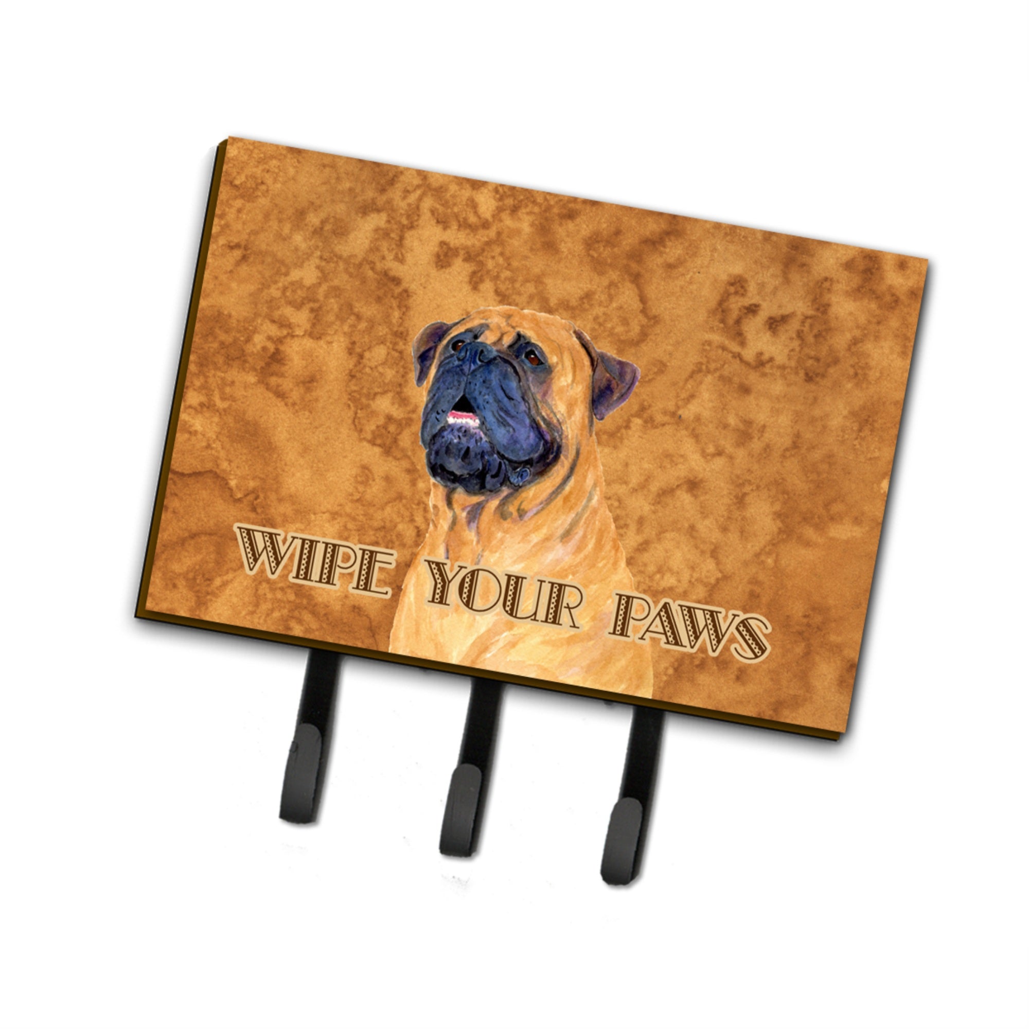 Caroline'S Treasures Ss4881Th68 Mastiff Wipe Your Paws Leash Or Key Holder, Large, Multicolor
