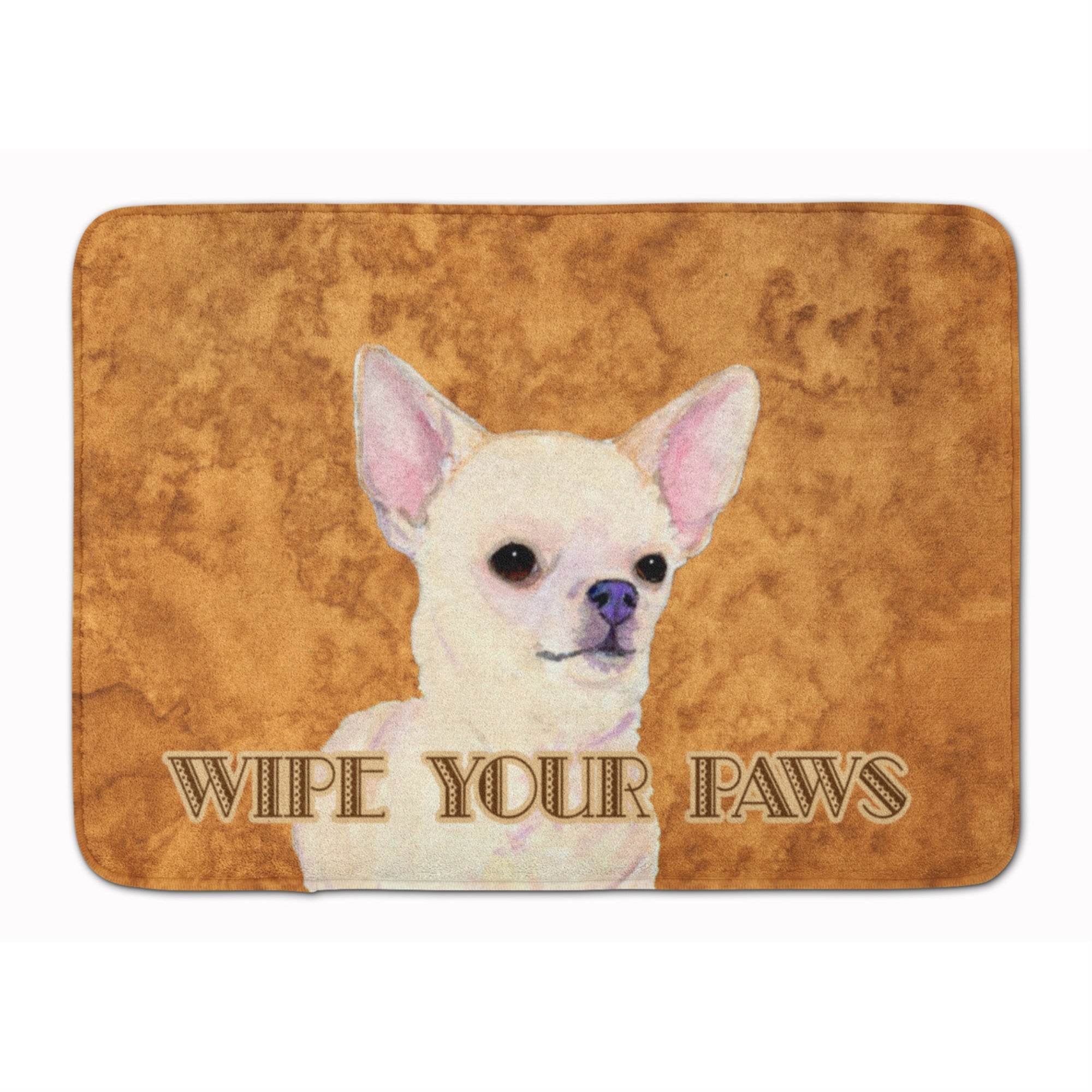 Caroline'S Treasures Chihuahua Wipe Your Paws Floor Mat, 19 X 27, Multicolor