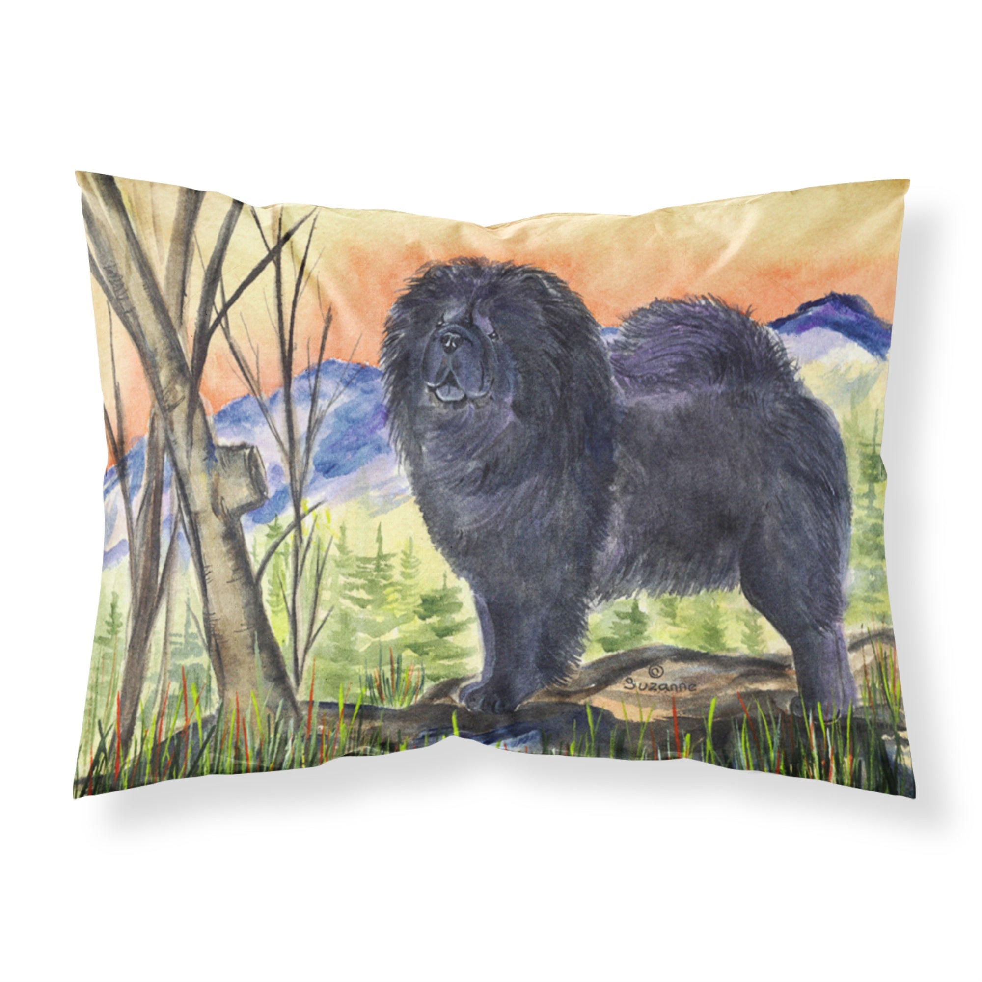 Caroline'S Treasures Chow Moisture Wicking Fabric Standard Pillowcases, Large, Multicolor