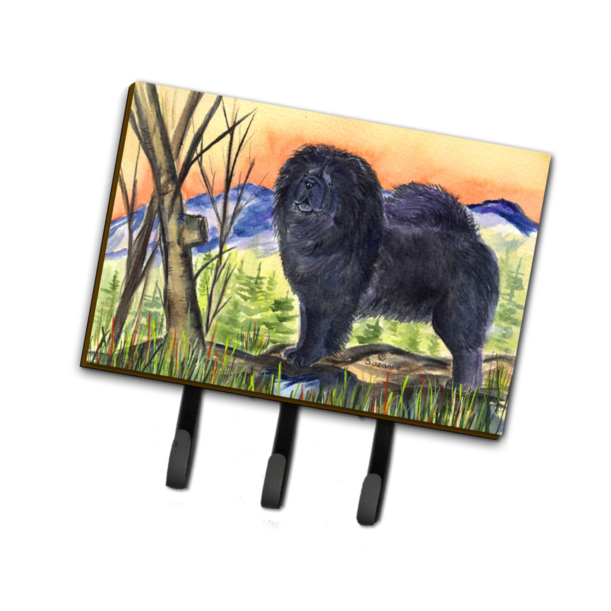 Caroline'S Treasures Ss7005Th68 Chow Chow Leash Holder Or Key Hook, Large, Multicolor