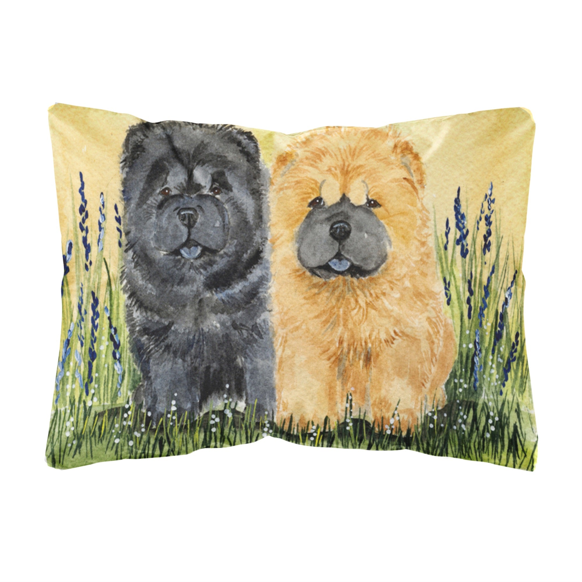 Caroline'S Treasures Ss7006Pw1216 Chow Chow Decorative Canvas Fabric Pillow, Large, Multicolor