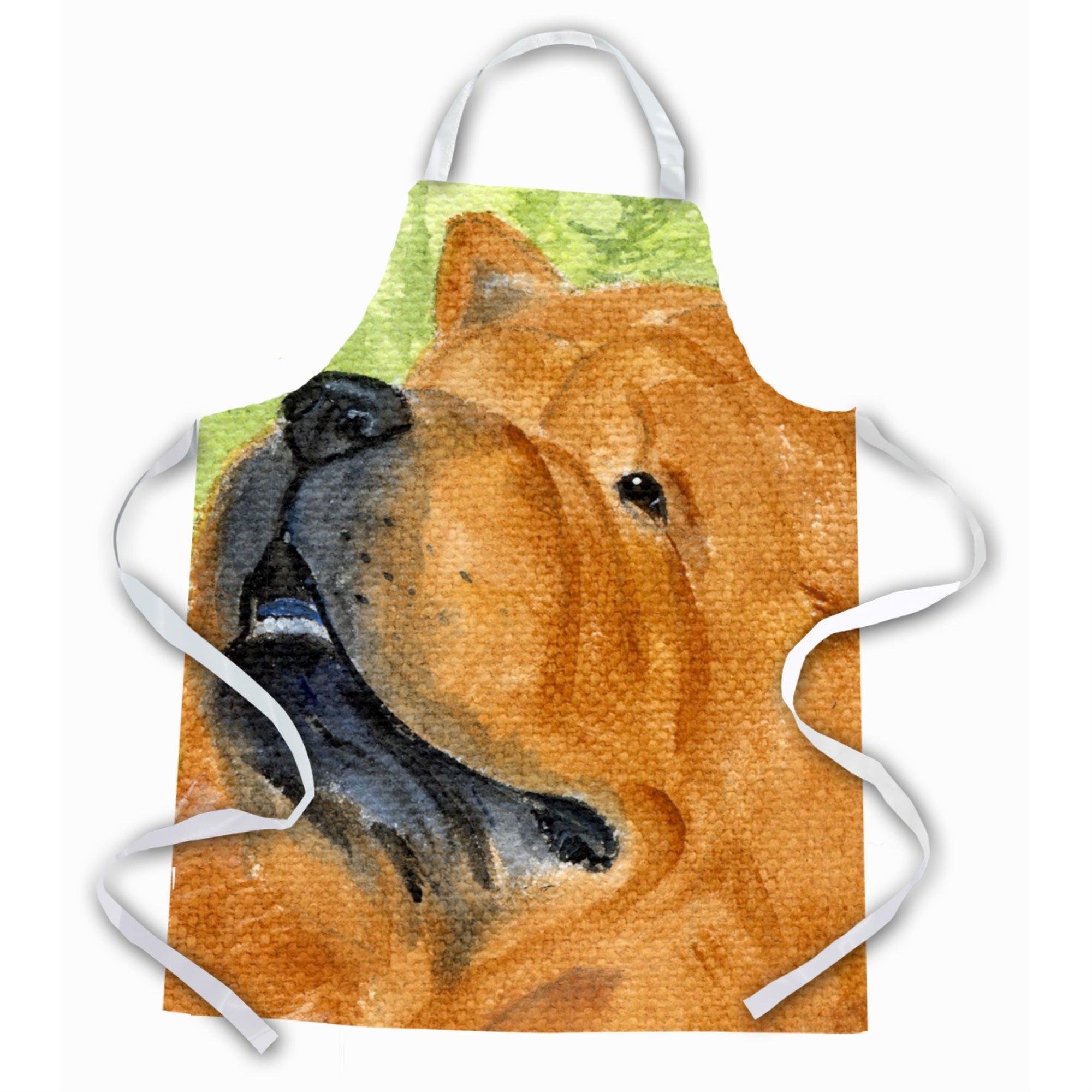 Caroline'S Treasures Ss7007Apron Chow Chow Apron, Large, Multicolor