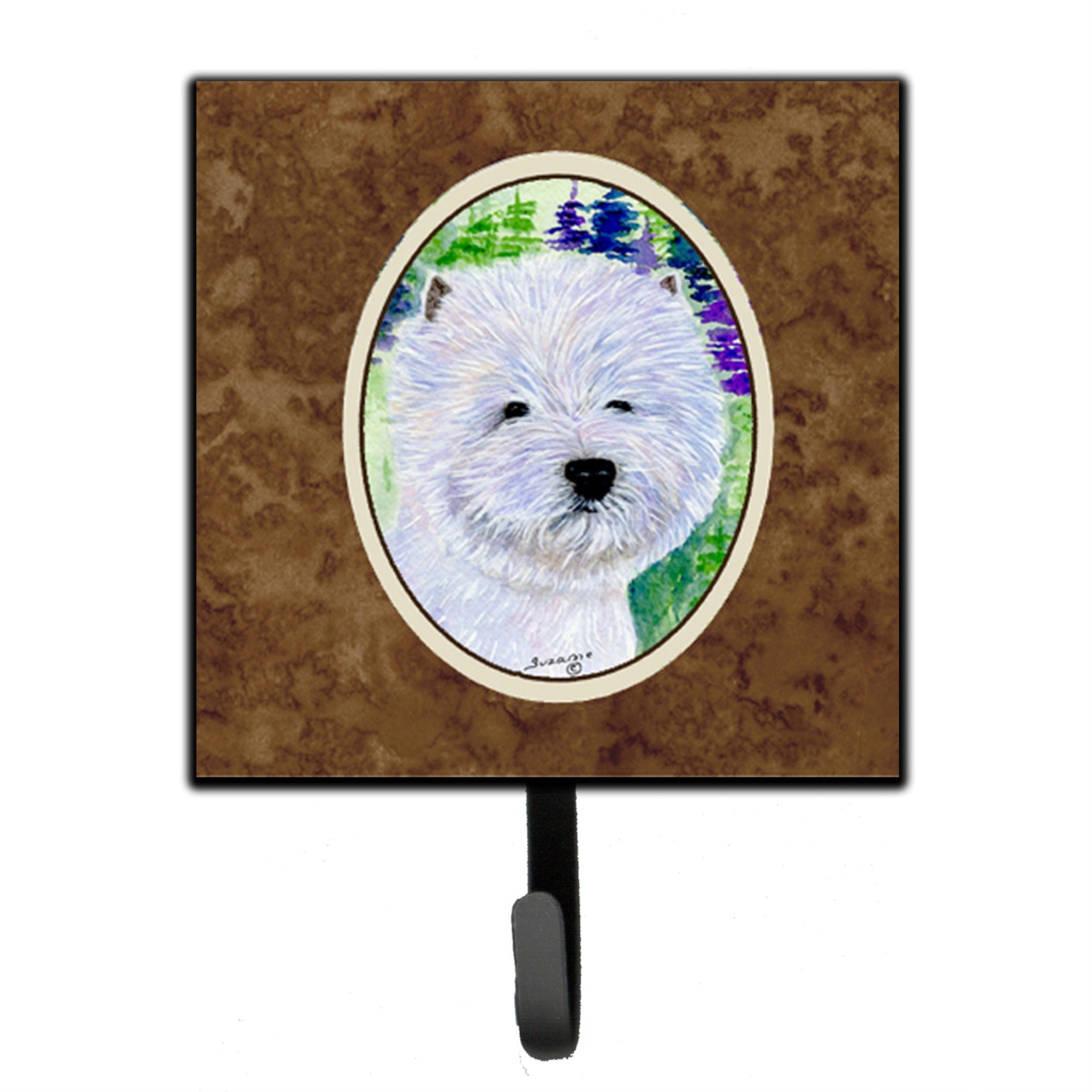 Caroline'S Treasures Ss8002Sh4 Westie Leash Holder Or Key Hook, Small, Multicolor