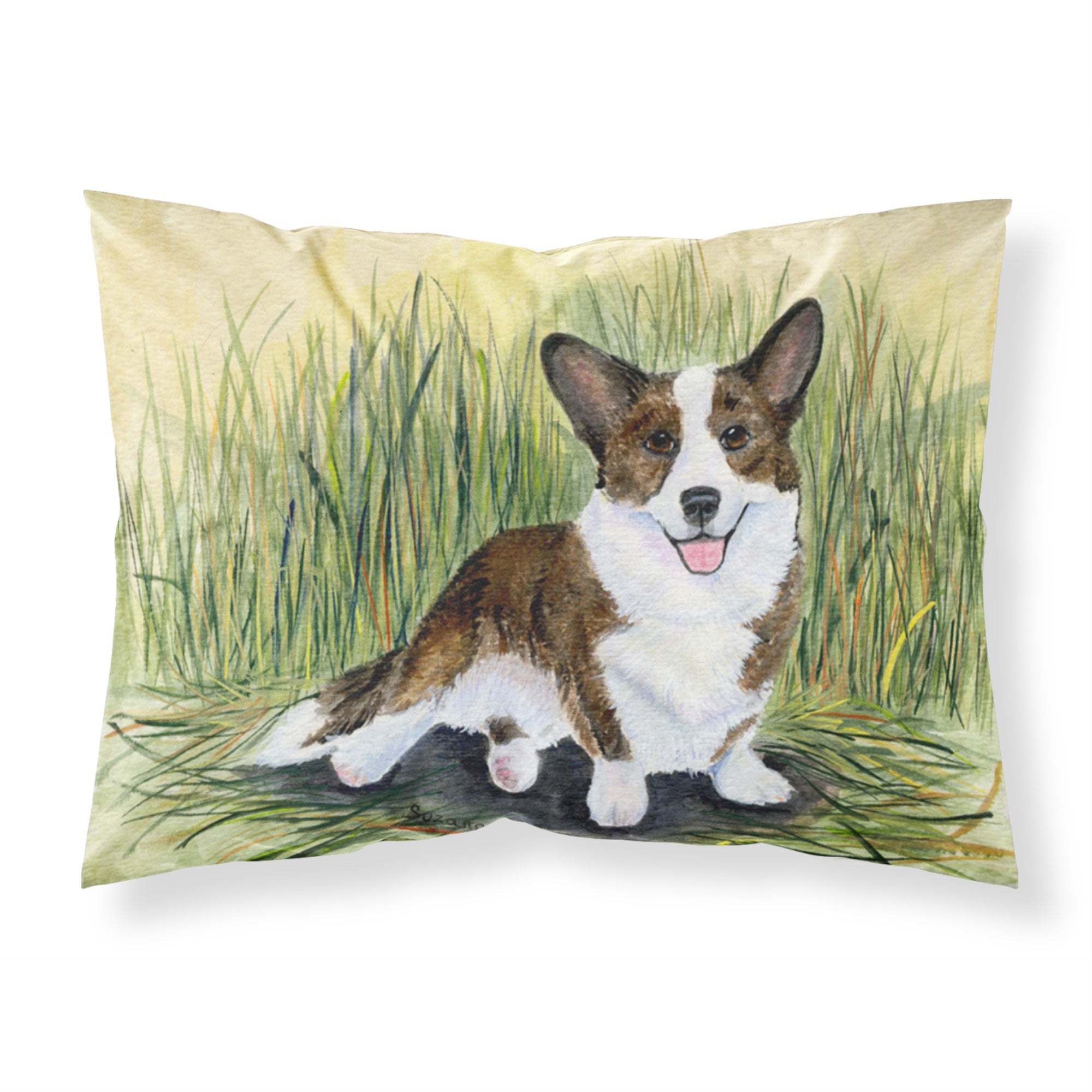Caroline'S Treasures Ss8004Pillowcase Corgi Moisture Wicking Fabric Standard Pillowcase, Large, Multicolor