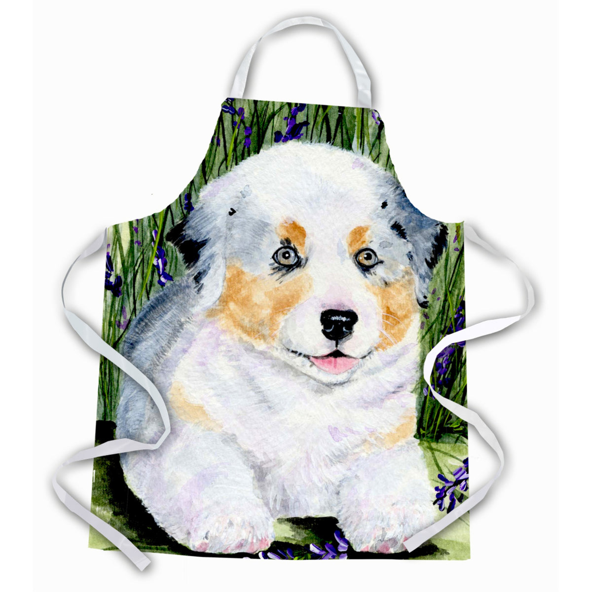 Caroline'S Treasures Ss8005Apron Australian Shepherd Apron, Large, Multicolor