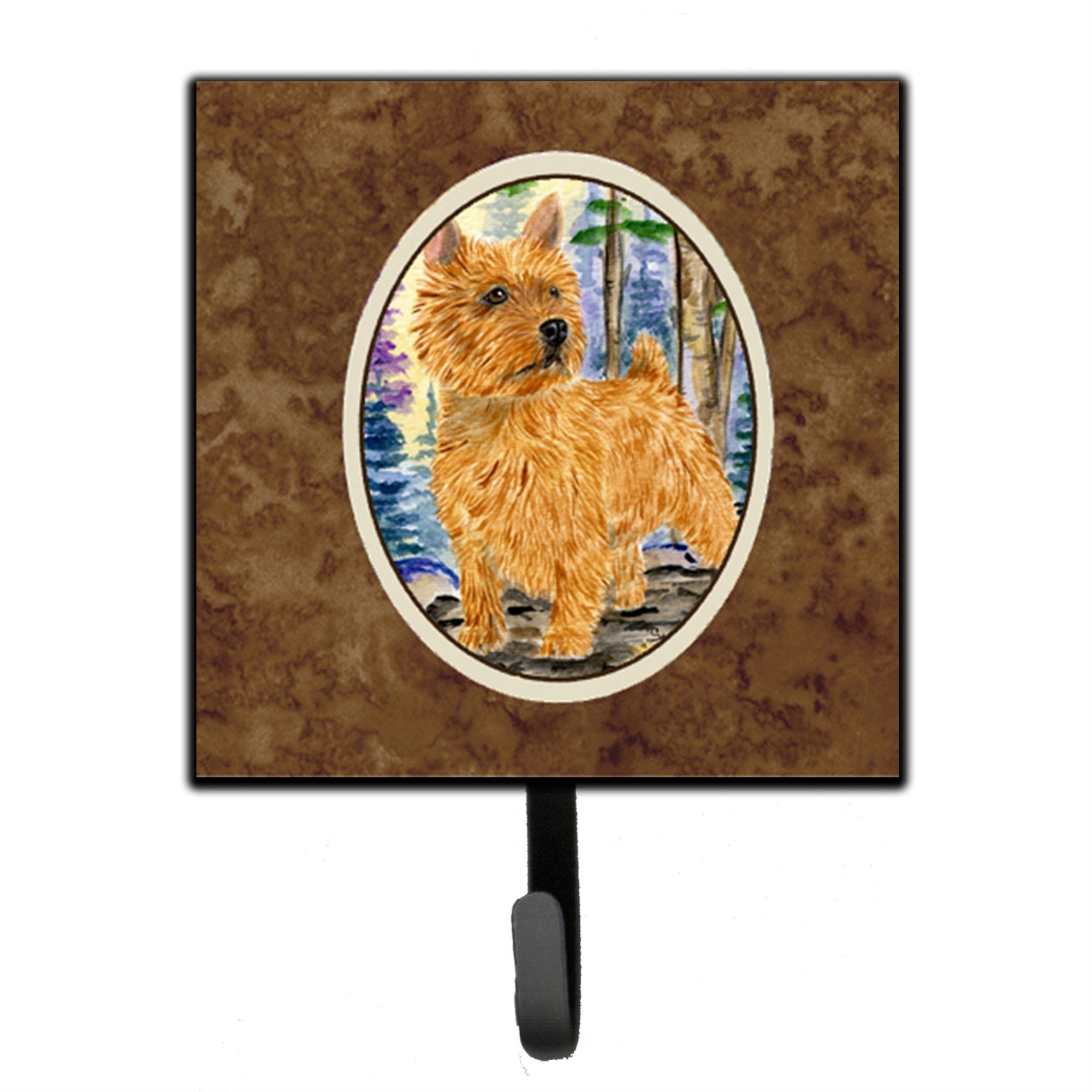 Caroline'S Treasures Ss8011Sh4 Norwich Terrier Leash Holder Or Key Hook, Small, Multicolor