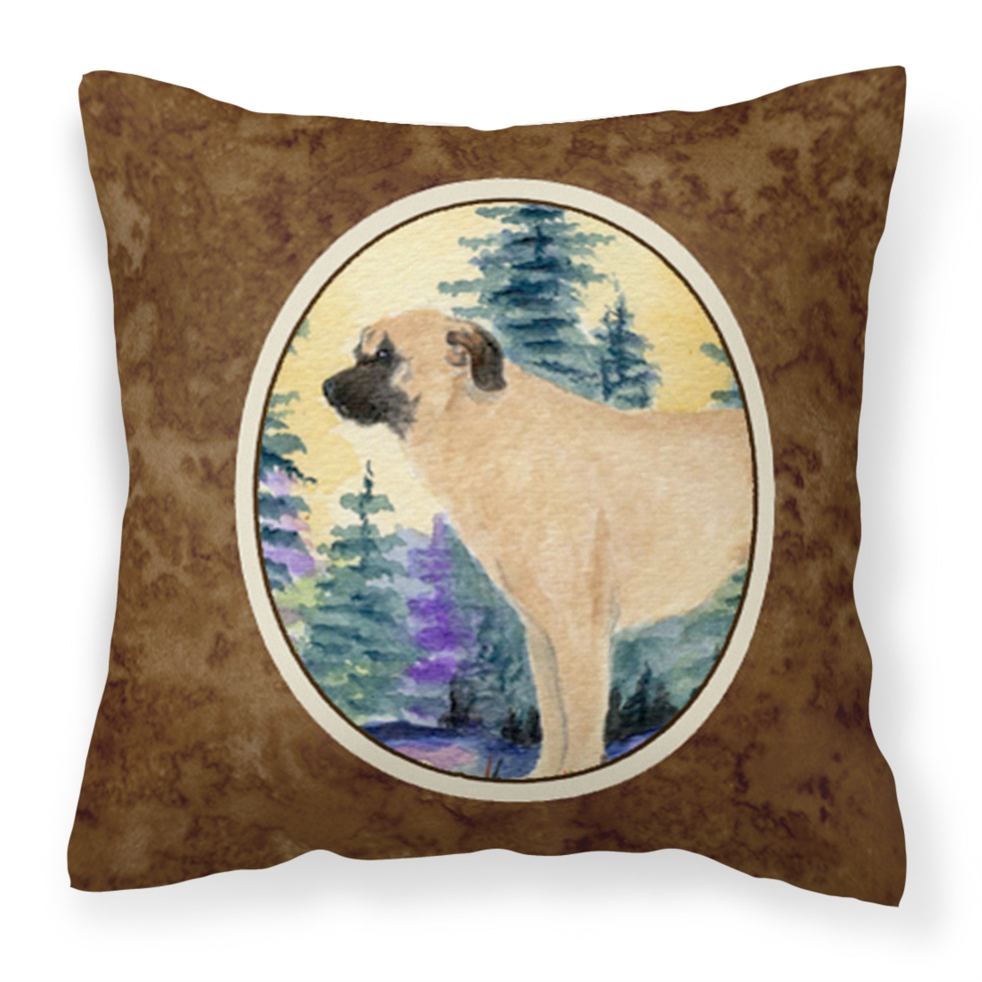 Caroline'S Treasures Ss8012Pw1414 Anatolian Shepherd Decorative Canvas Fabric Pillow, Large, Multicolor