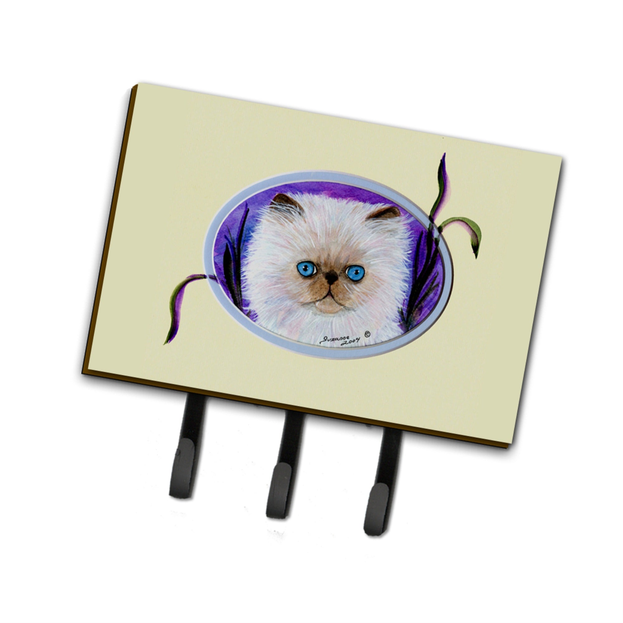 Caroline'S Treasures Ss8020Th68 Cat Leash Holder Or Key Hook, Large, Multicolor