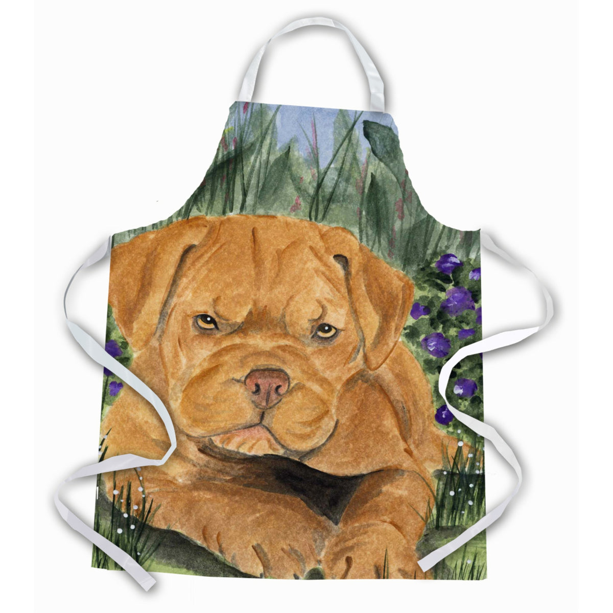 Caroline'S Treasures Ss8032Apron Dogue De Bordeaux Apron, Large, Multicolor