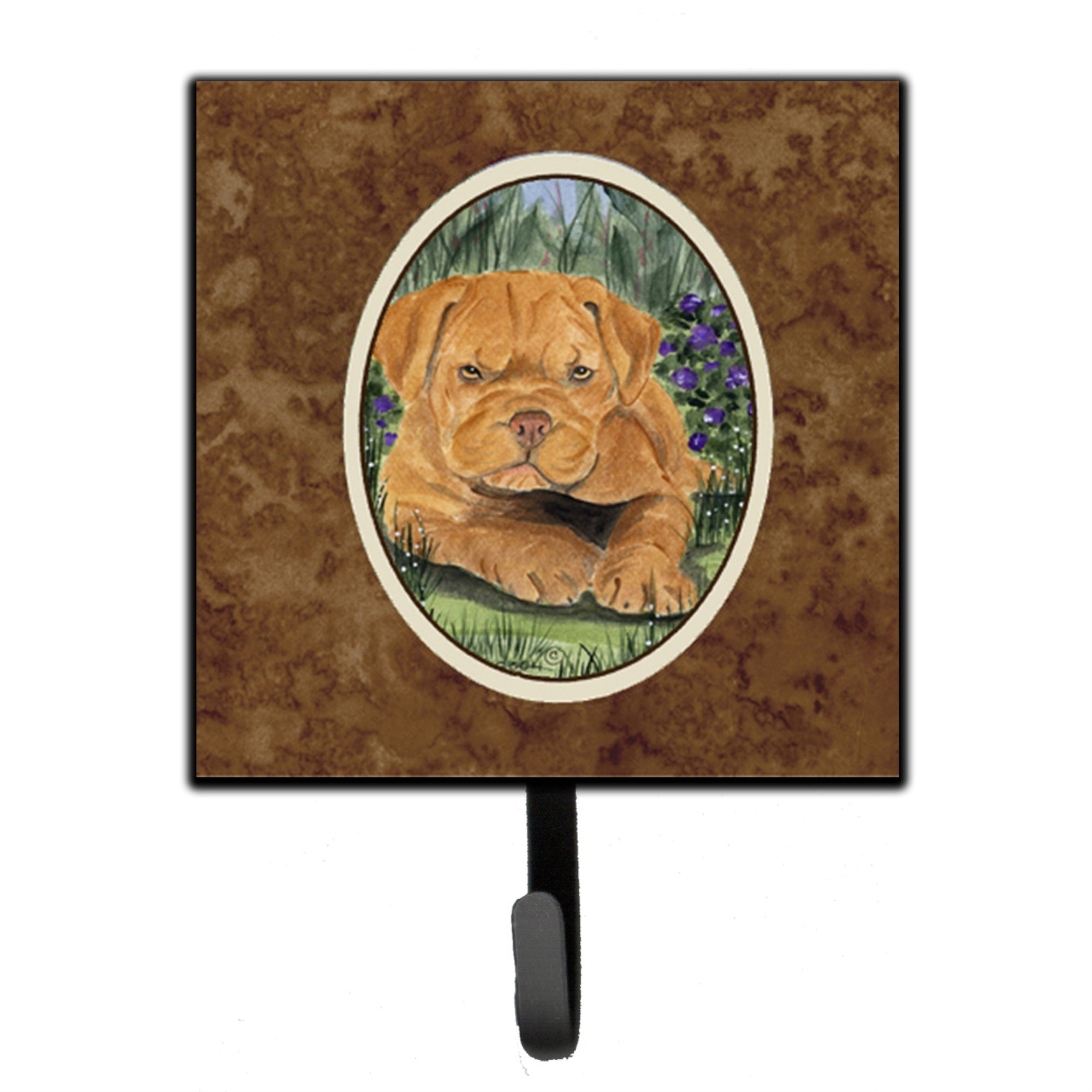 Caroline'S Treasures Ss8032Sh4 Dogue De Bordeaux Leash Holder Or Key Hook, Small, Multicolor