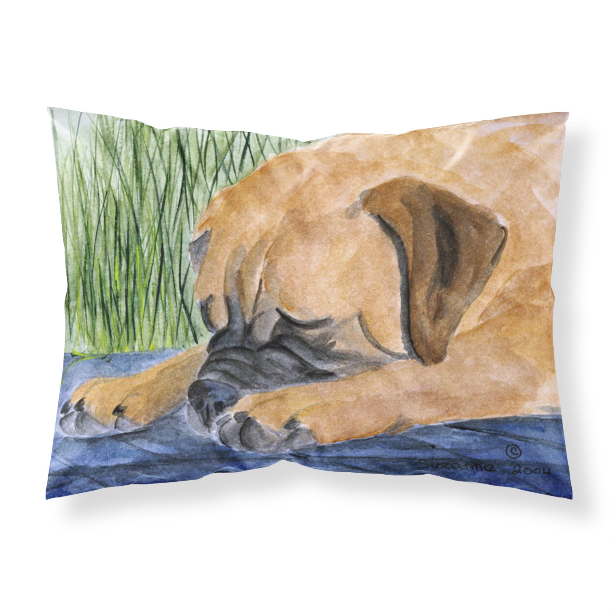 Caroline'S Treasures Ss8033Pillowcase Bullmastiff Moisture Wicking Fabric Standard Pillowcase, Large, Multicolor
