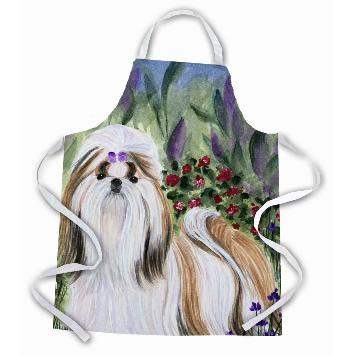 Caroline'S Treasures Ss8034Apron Shih Tzu Apron, Large, Multicolor