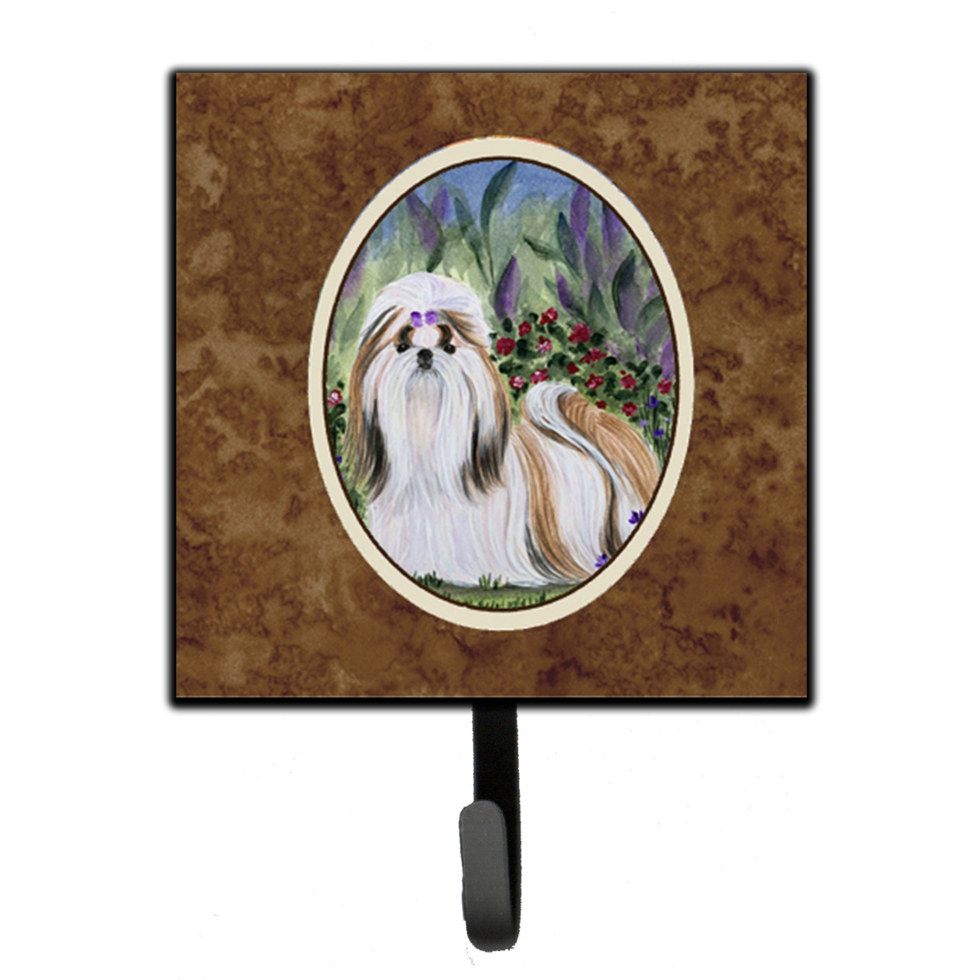 Caroline'S Treasures Ss8034Sh4 Shih Tzu Leash Holder Or Key Hook, Small, Multicolor