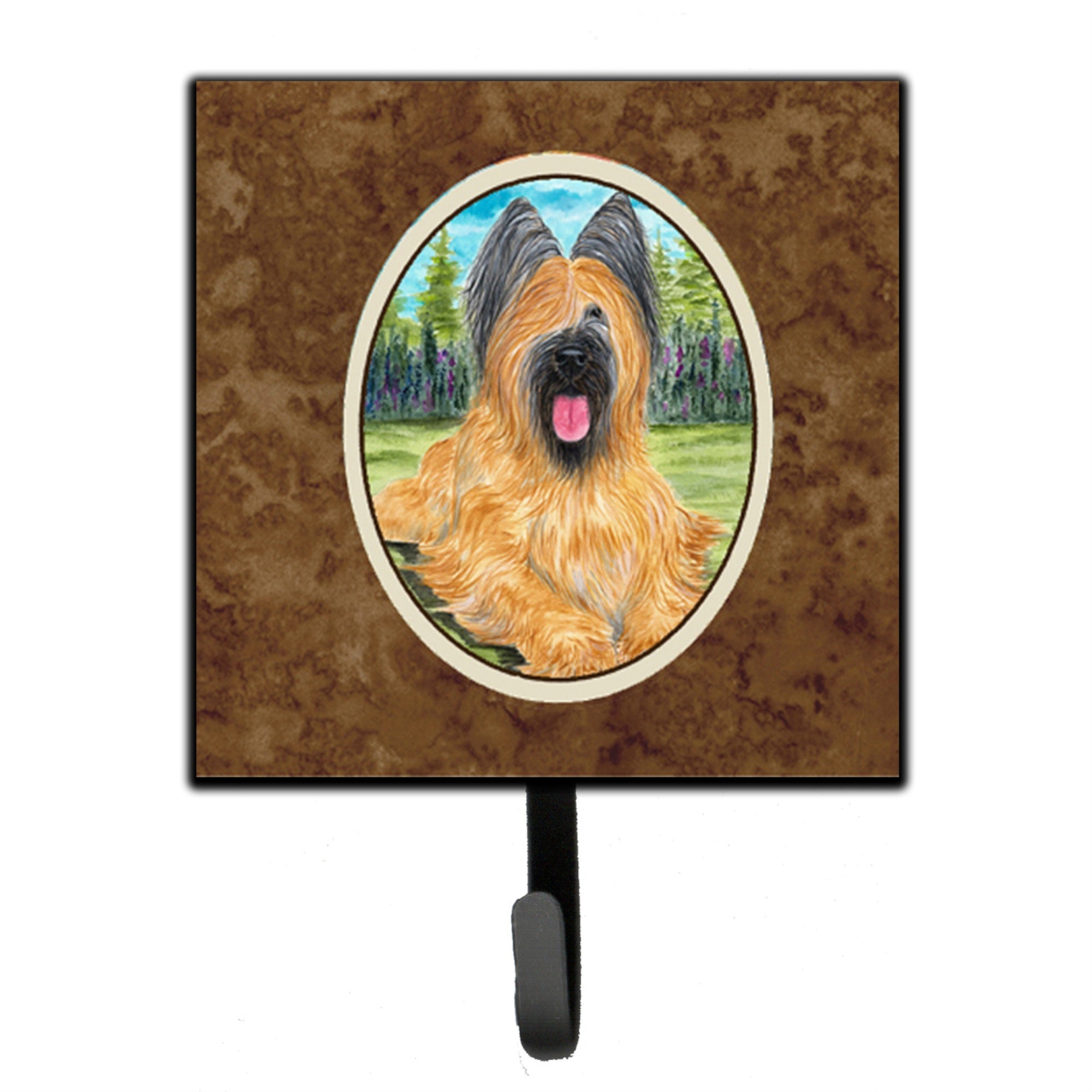 Caroline'S Treasures Ss8035Sh4 Briard Leash Holder Or Key Hook, Small, Multicolor