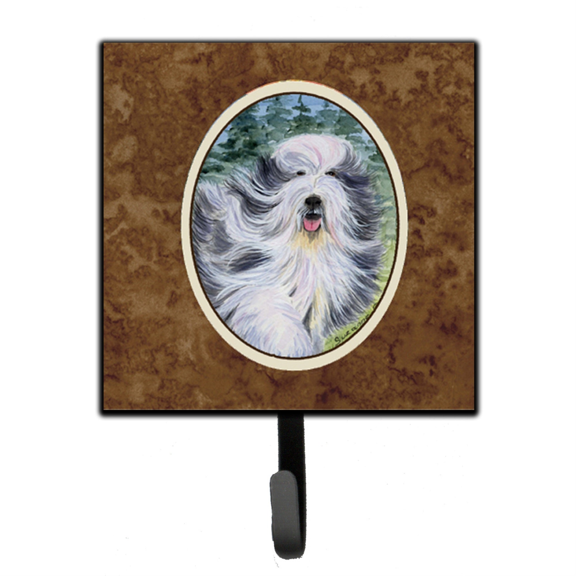 Caroline'S Treasures Ss8037Sh4 Bearded Collie Leash Holder Or Key Hook, Small, Multicolor