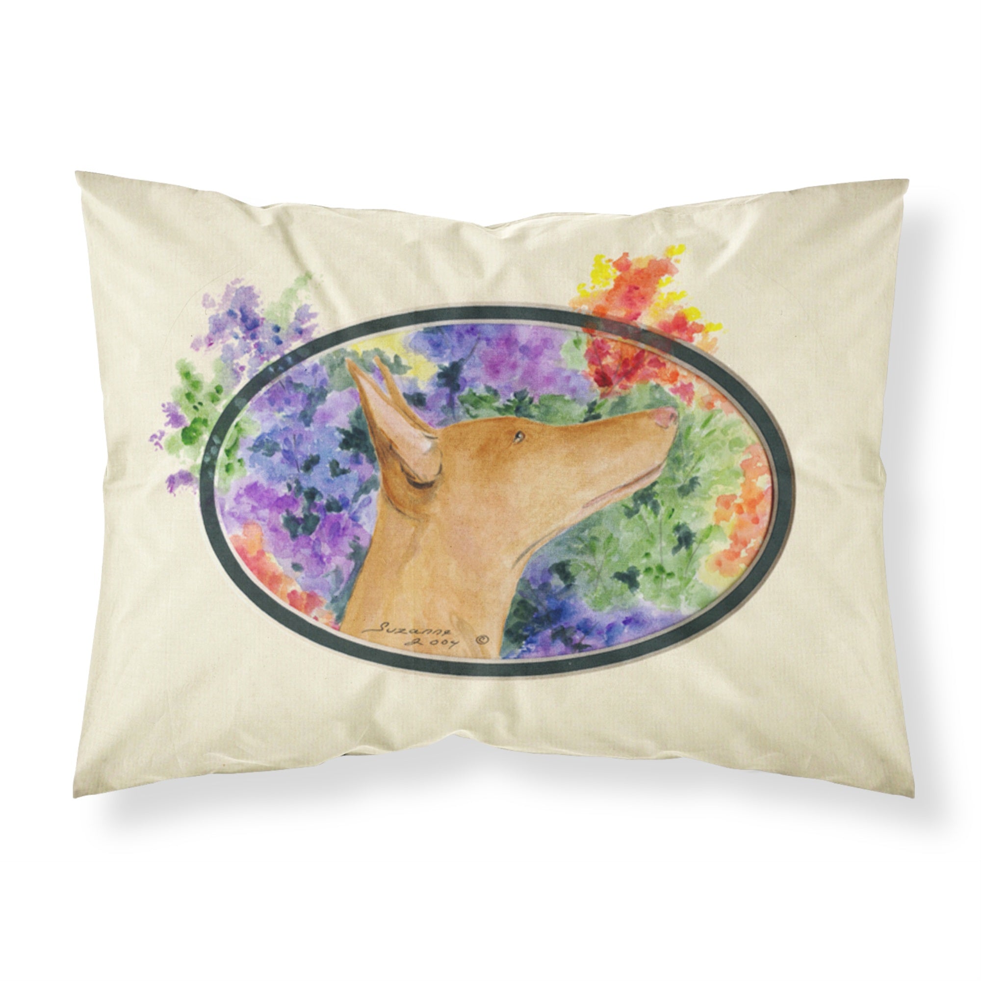 Caroline'S Treasures Ss8041Pillowcase Pharaoh Hound Moisture Wicking Fabric Standard Pillowcase, Large, Multicolor