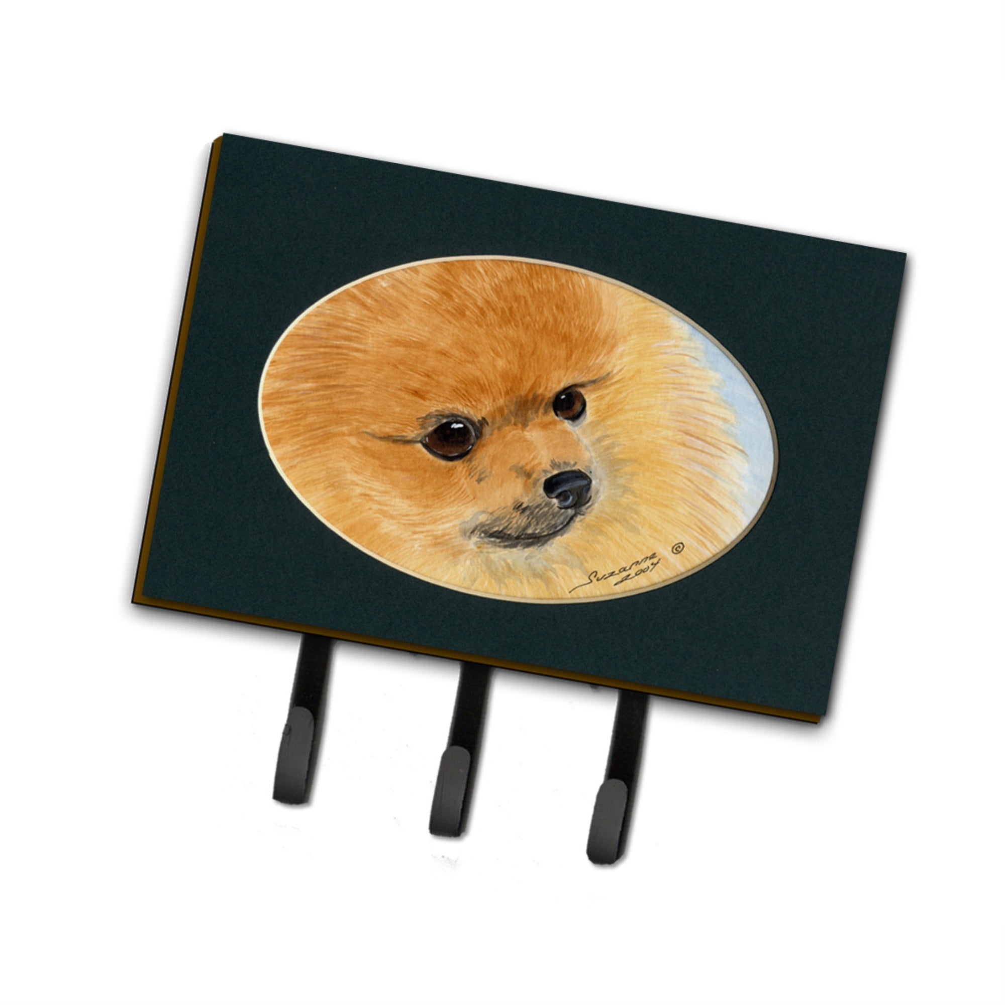 Caroline'S Treasures Ss8051Th68 Pomeranian Leash Holder Or Key Hook, Large, Multicolor