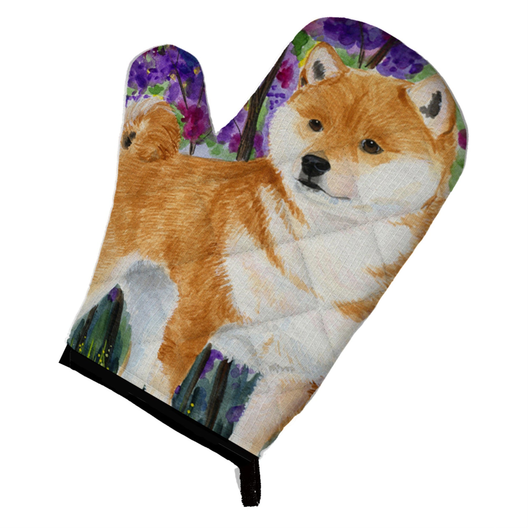 Caroline'S Treasures Ss8061Ovmt Shiba Inu Oven Mitt, 12 By 8.5, Multicolor