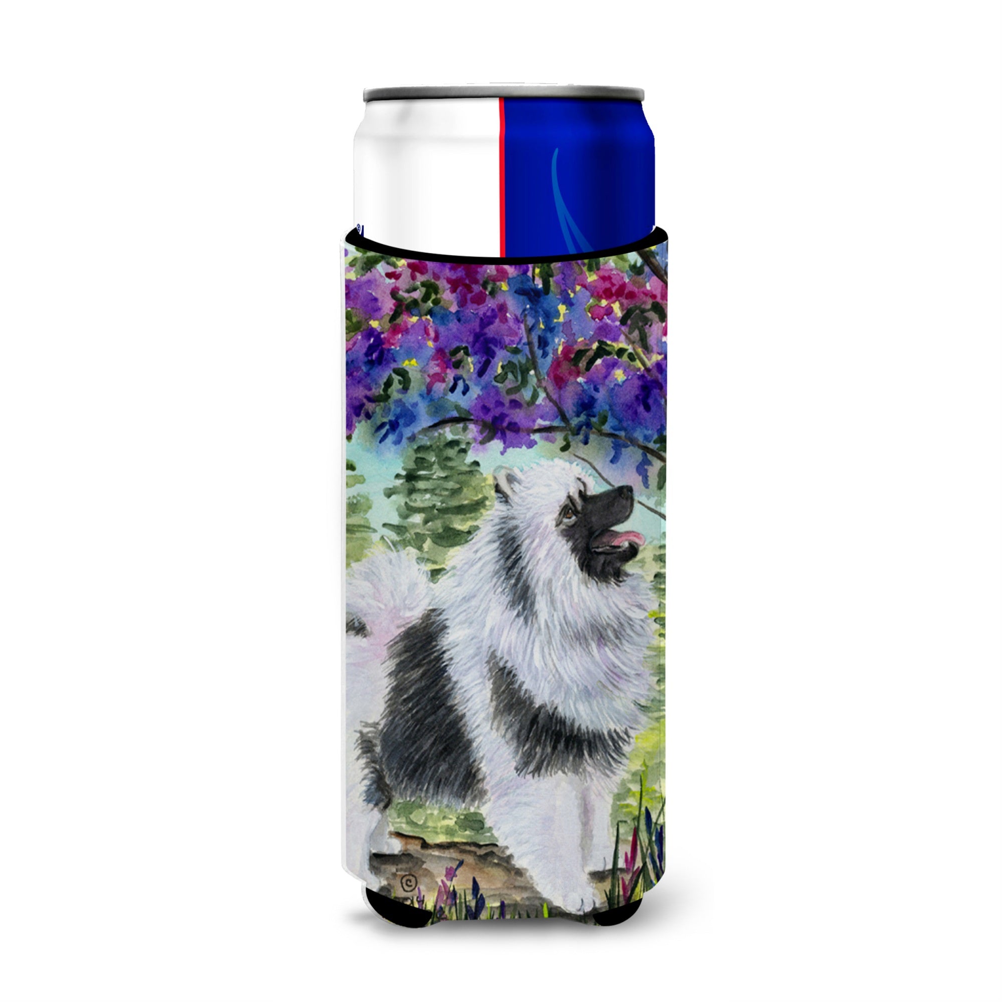 Keeshond Ultra Beverage Insulators For Slim Cans Ss8063Muk
