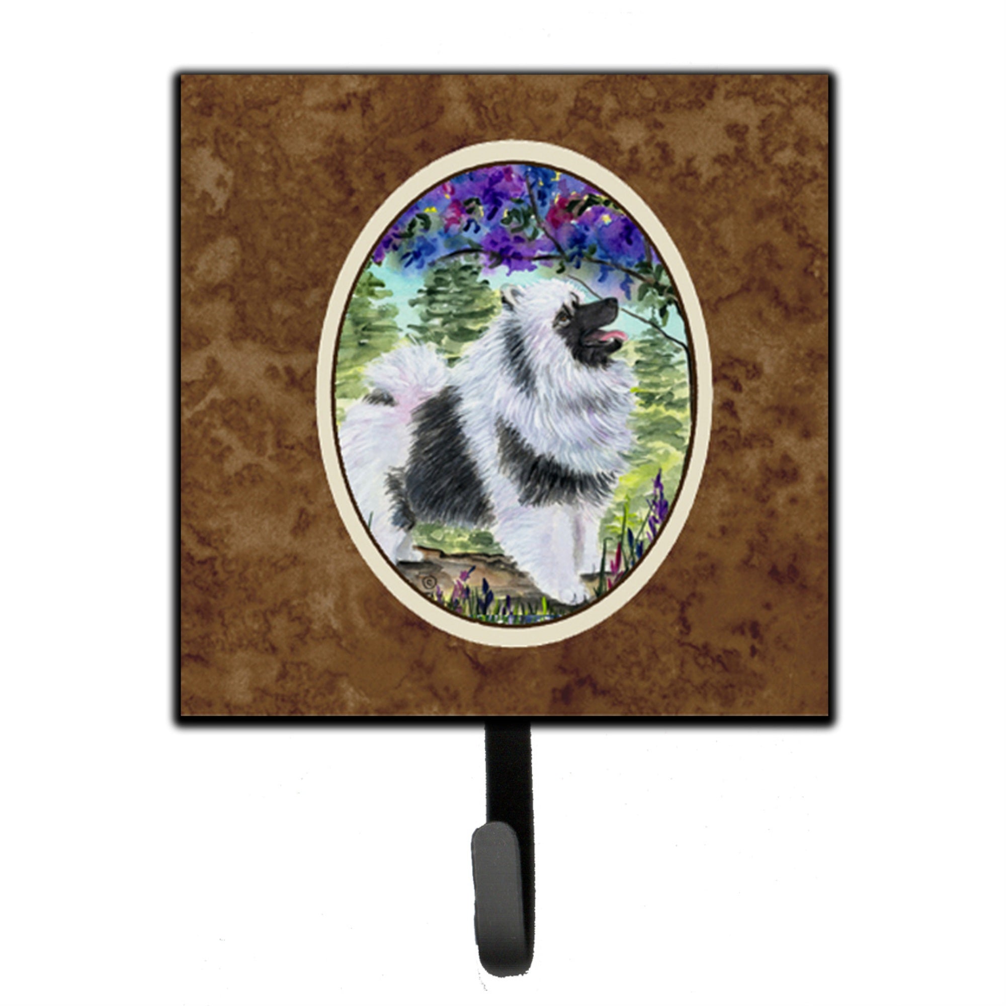 Caroline'S Treasures Ss8063Sh4 Keeshond Leash Holder Or Key Hook, Small, Multicolor
