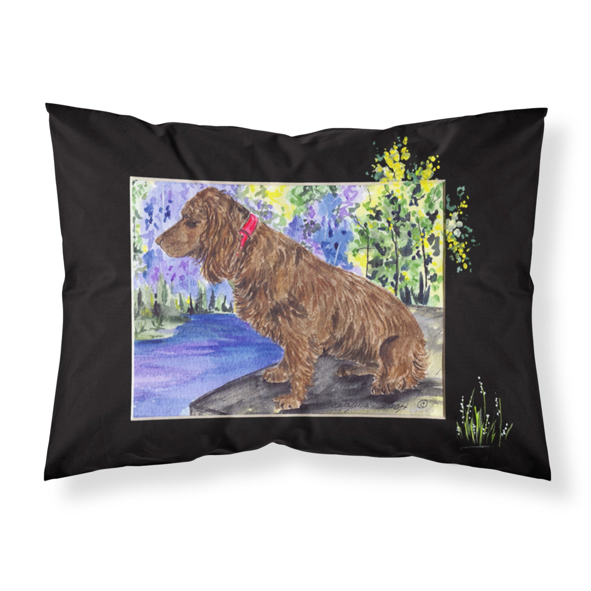 Caroline'S Treasures Ss8065Pillowcase Boykin Spaniel Moisture Wicking Fabric Standard Pillowcase, Large, Multicolor