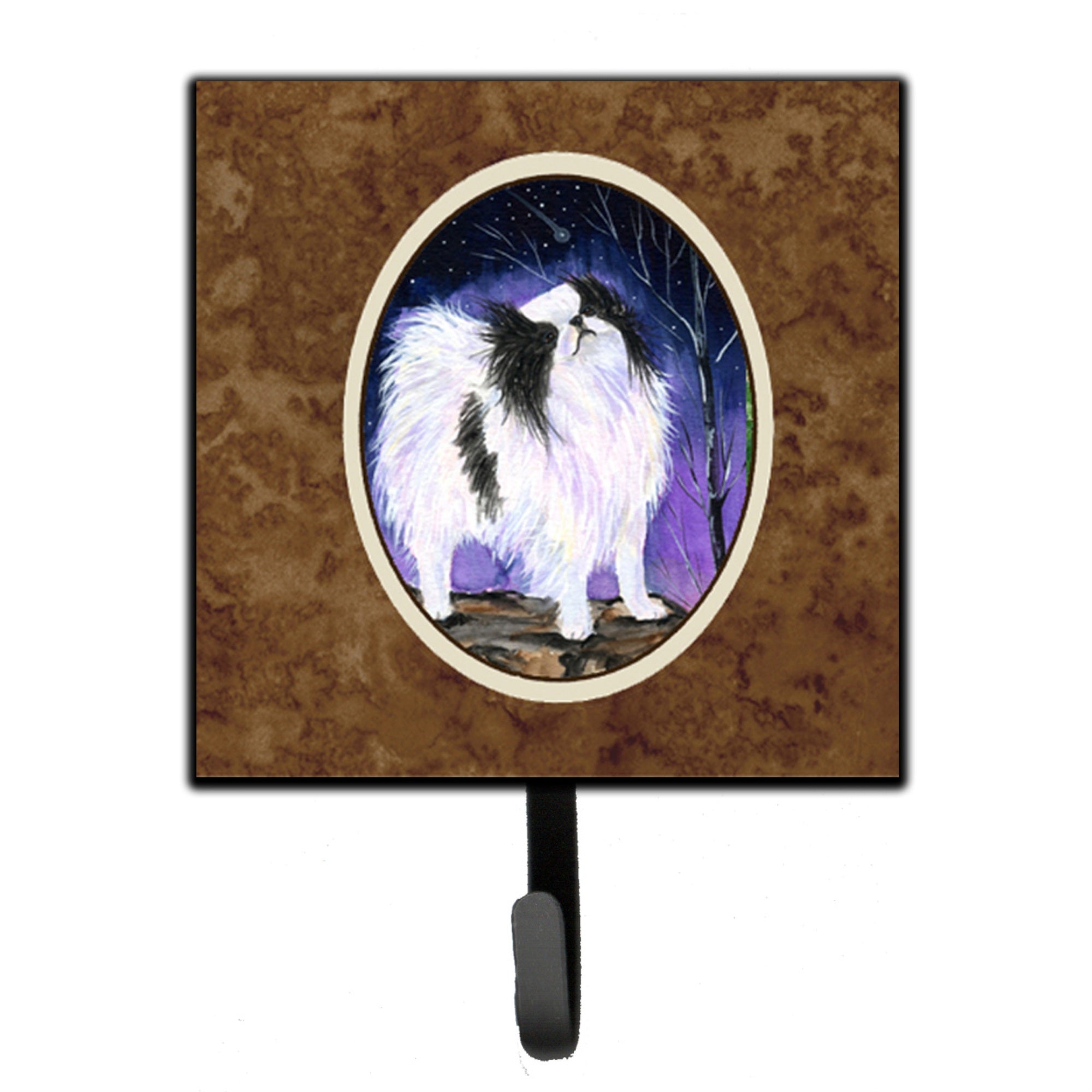 Caroline'S Treasures Ss8070Sh4 Japanese Chin Leash Holder Or Key Hook, Small, Multicolor