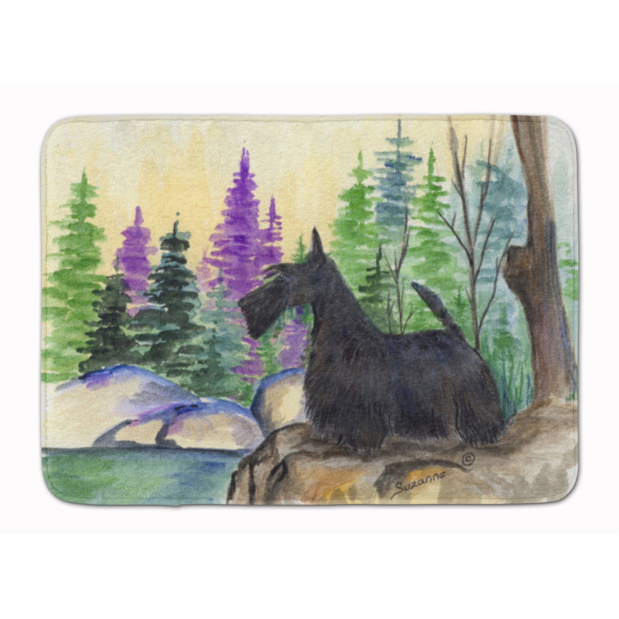 Caroline'S Treasures Scottish Terrier Floor Mat, 19 X 27, Multicolor